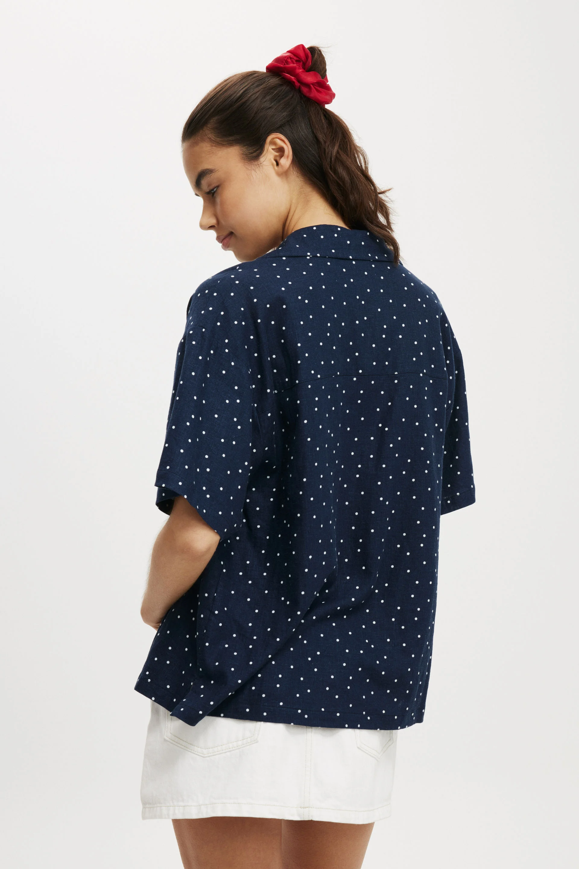 COTTON ON Áo Sơ Mi Ngắn Tay Nữ-Haven Short Sleeve Shirt