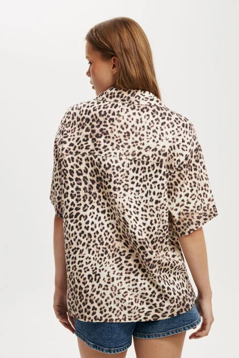 COTTON ON Áo Sơ Mi Ngắn Tay Nữ-Haven Short Sleeve Shirt