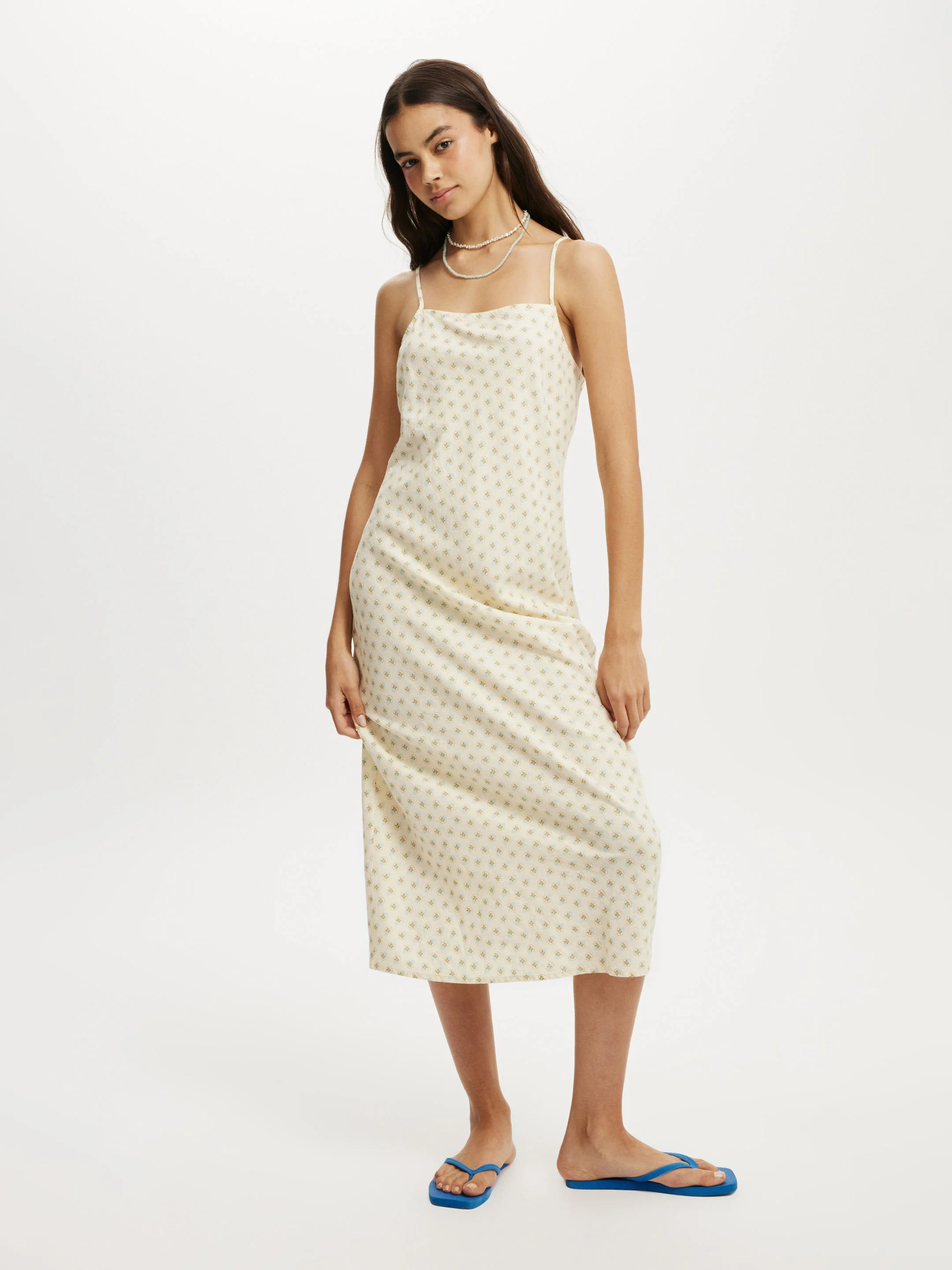 COTTON ON Đầm Midi Nữ-Haven Straight Neck Midi Dress