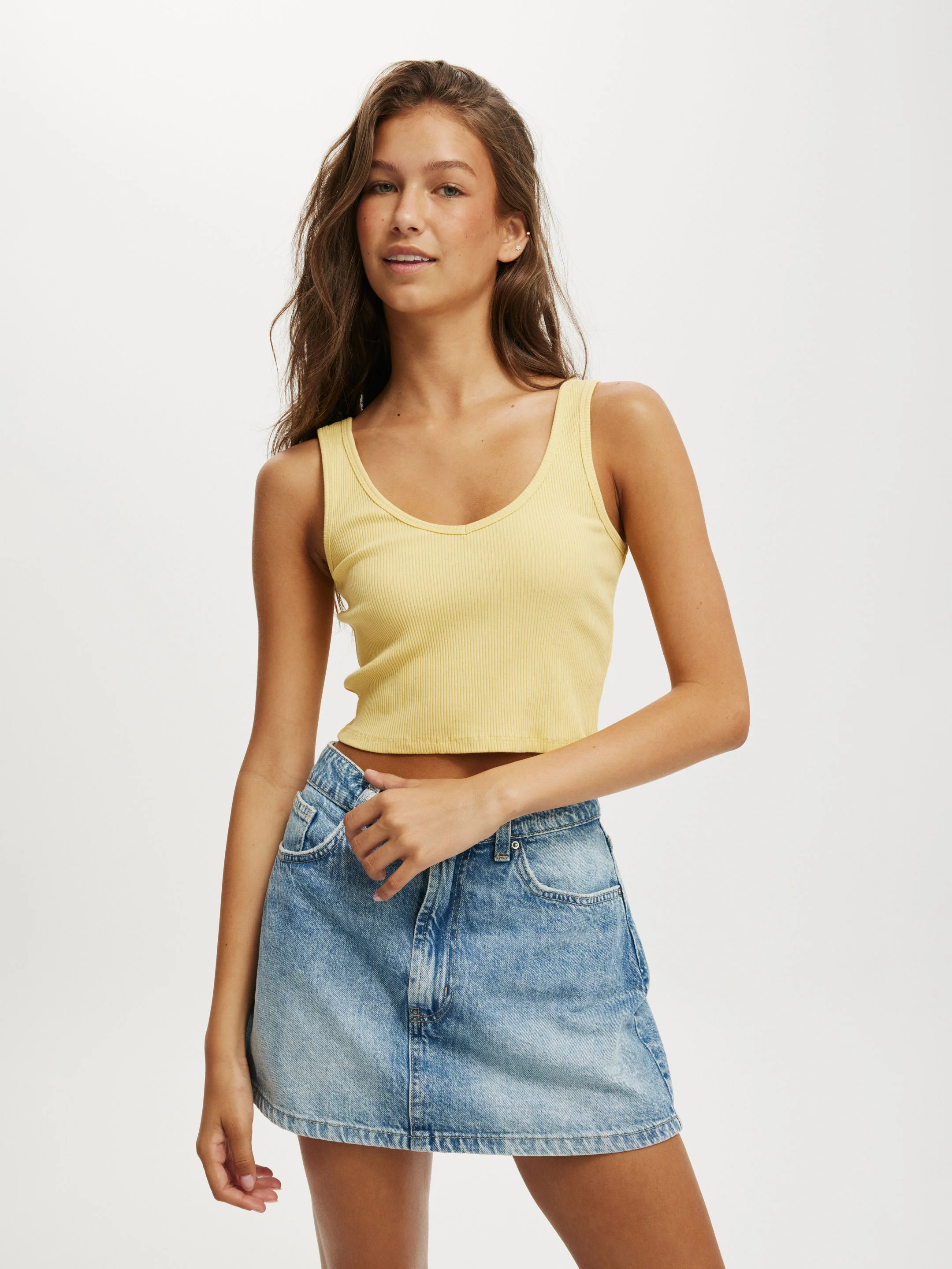COTTON ON Áo Thun Cộc Tay Nữ-Bondi Tank