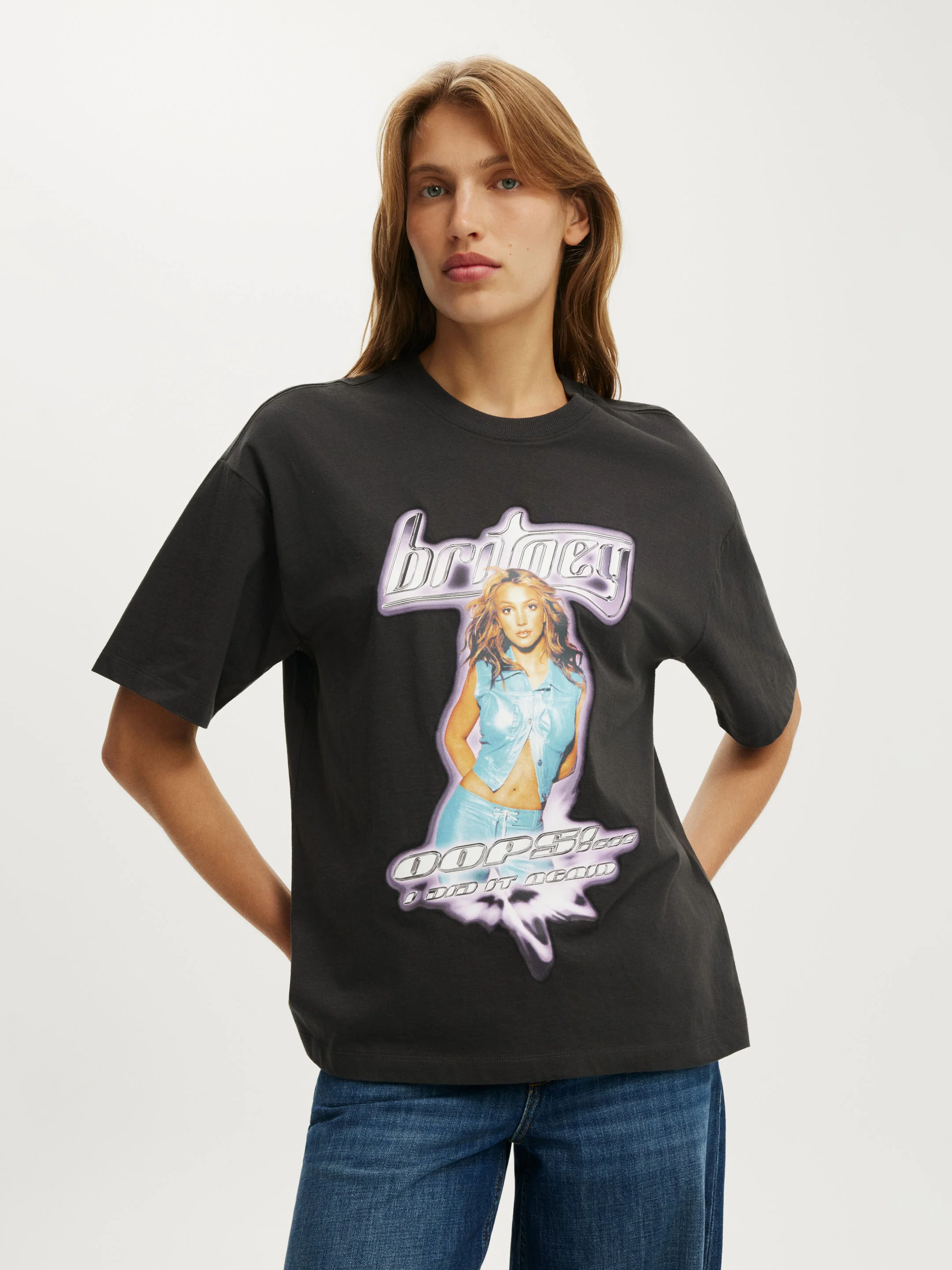 COTTON ON Áo Thun Có Họa Tiết Nữ - The Lcn Music Boxy Graphic Tee