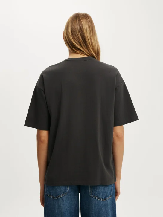 COTTON ON Áo Thun Có Họa Tiết Nữ - The Lcn Music Boxy Graphic Tee
