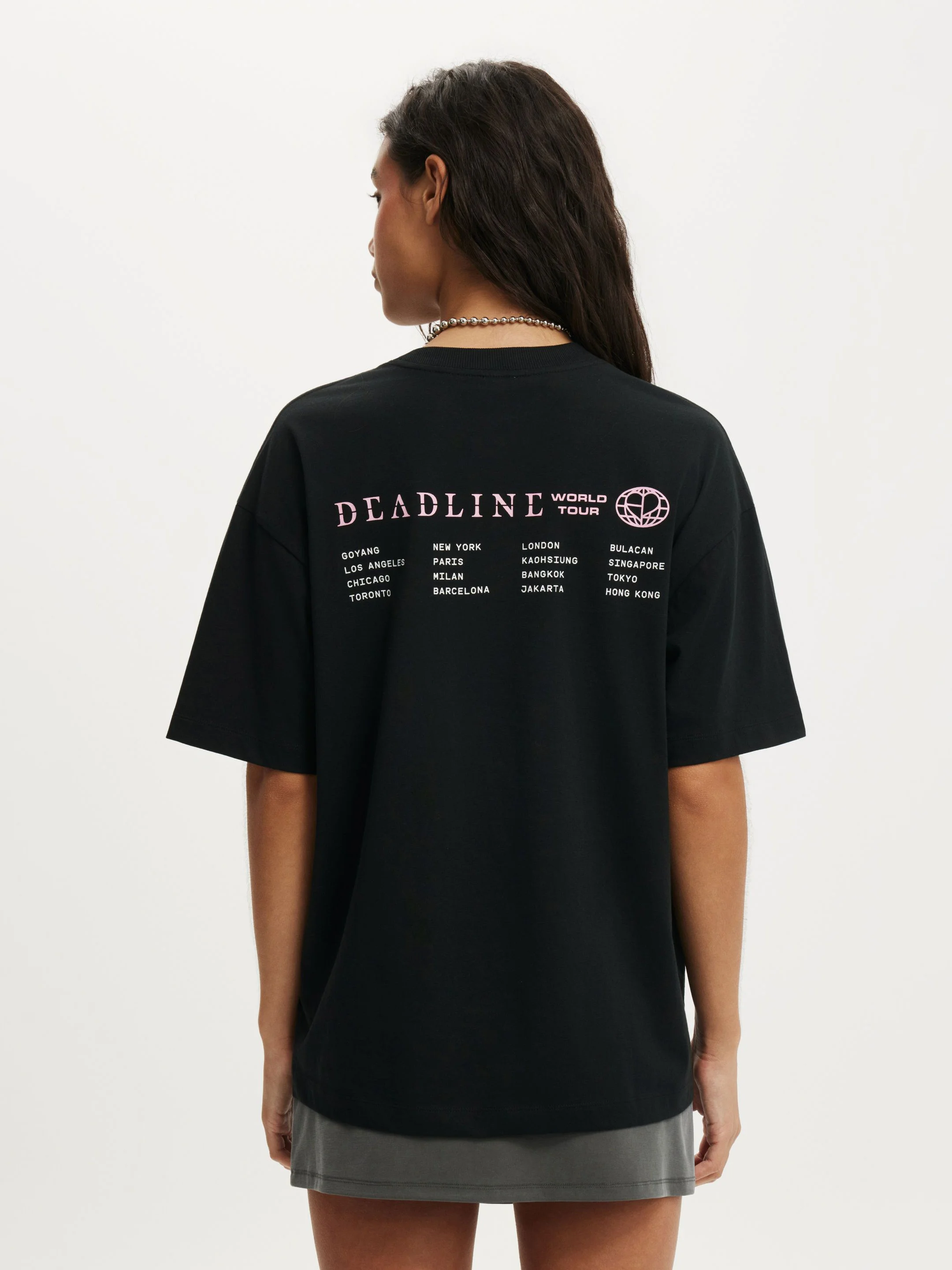 COTTON ON Áo Thun Có Họa Tiết Nữ-The Lcn Music Boxy Graphic Tee