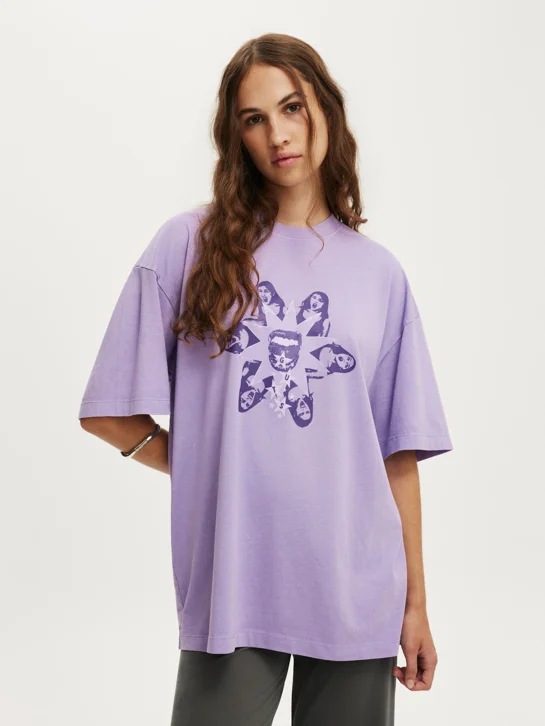 COTTON ON Áo Thun Có Hoạ Tiết Nữ - The Lcn Music Boxy Graphic Tee