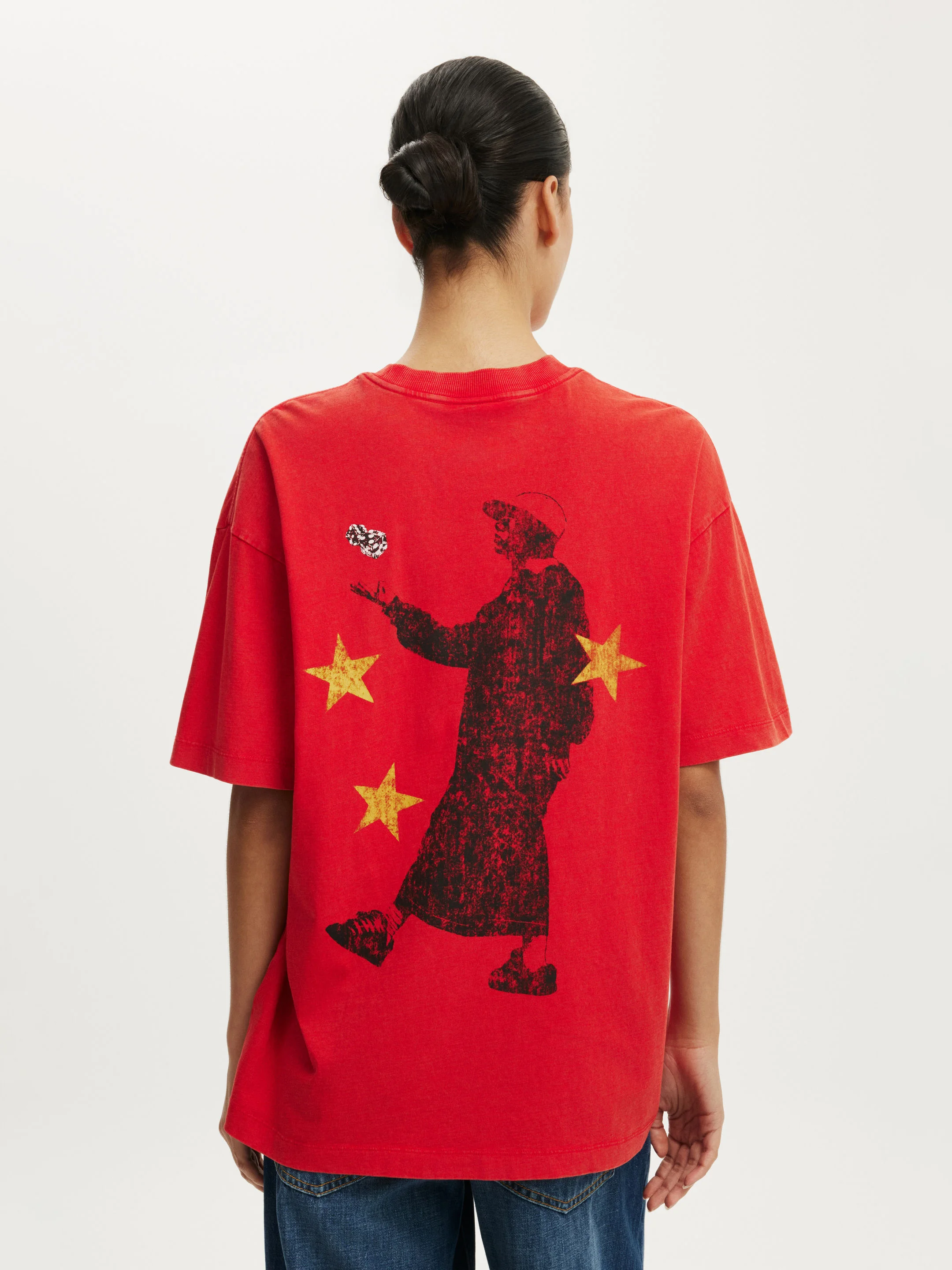 COTTON ON Áo Thun Có Hoạ Tiết Nữ - The Lcn Music Boxy Graphic Tee