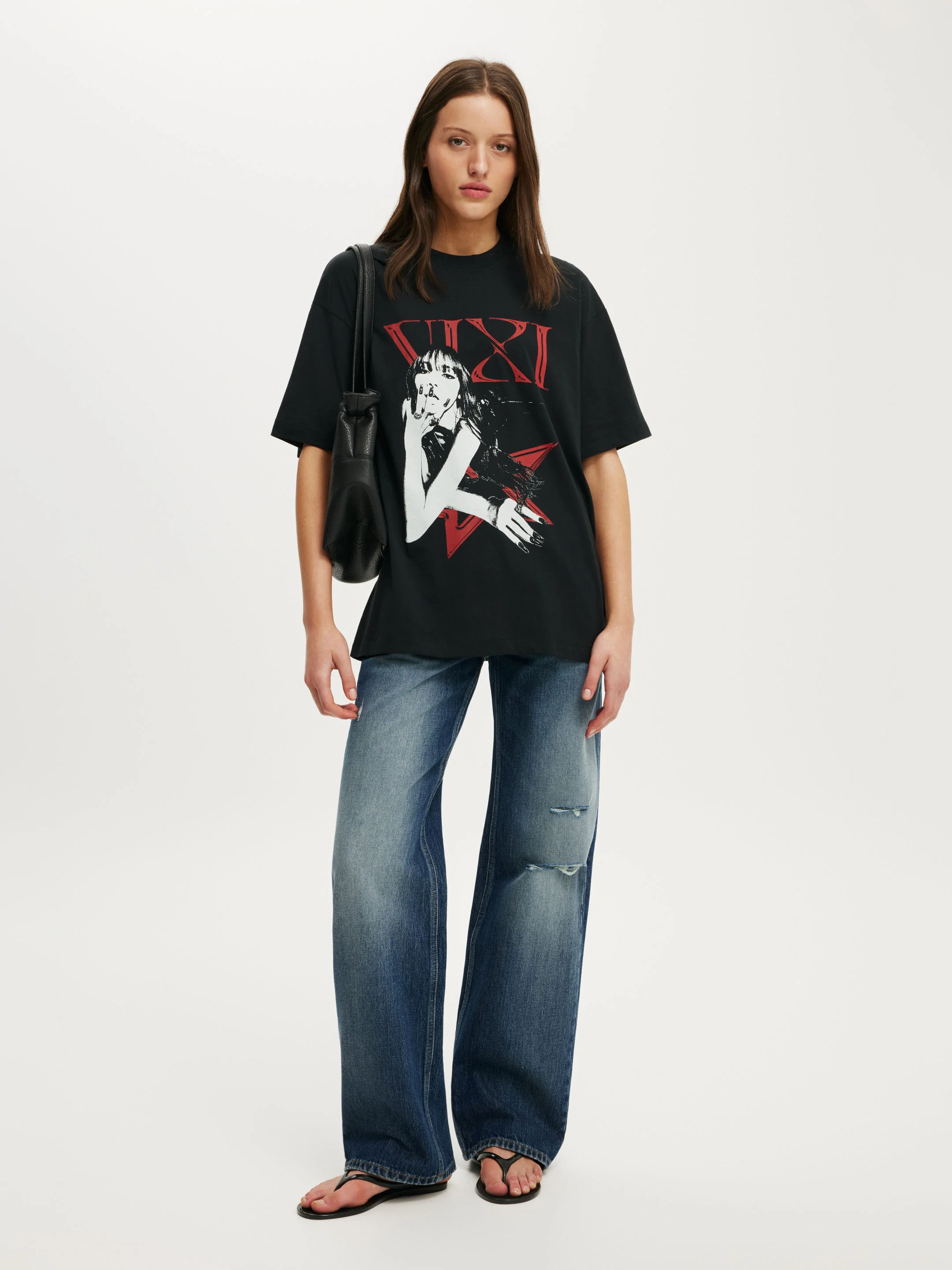 COTTON ON Áo Thun Có Hoạ Tiết Nữ - The Lcn Music Boxy Graphic Tee