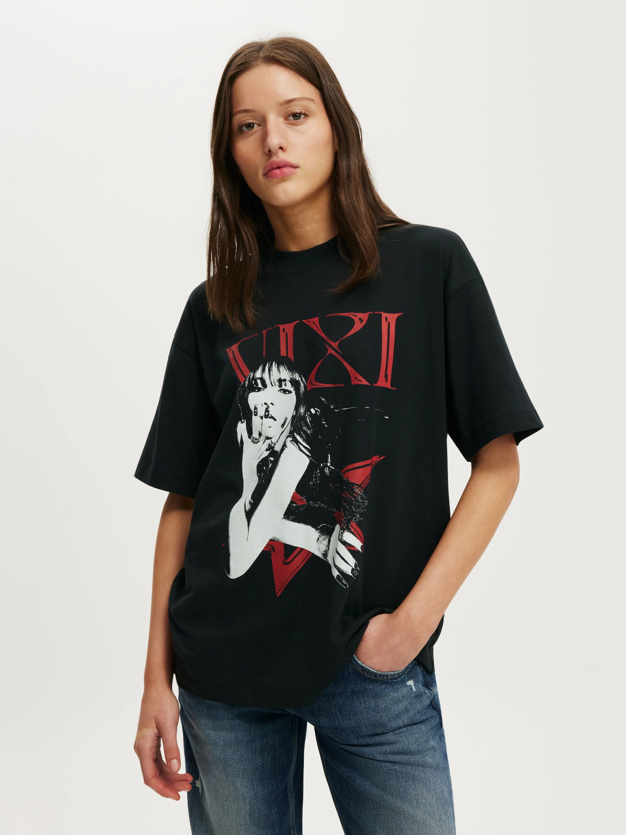 COTTON ON Áo Thun Có Hoạ Tiết Nữ - The Lcn Music Boxy Graphic Tee