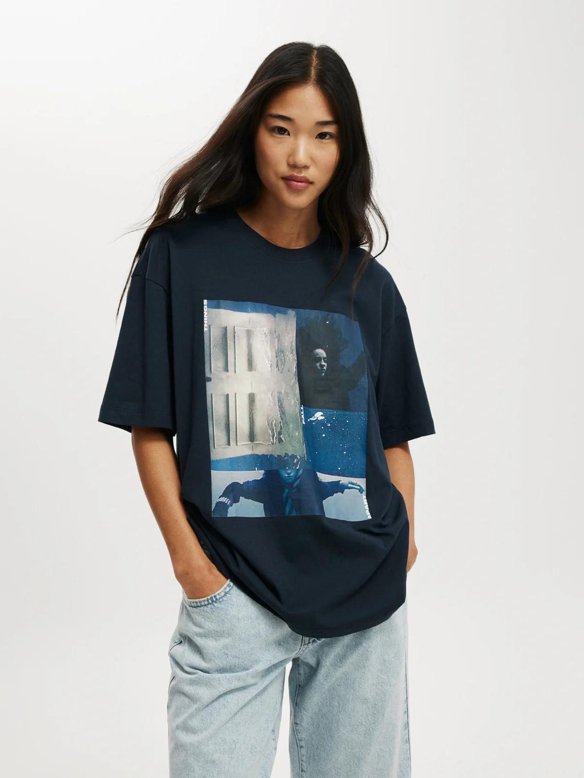 COTTON ON Áo Thun Có Hoạ Tiết Nữ - The Lcn Music Boxy Graphic Tee