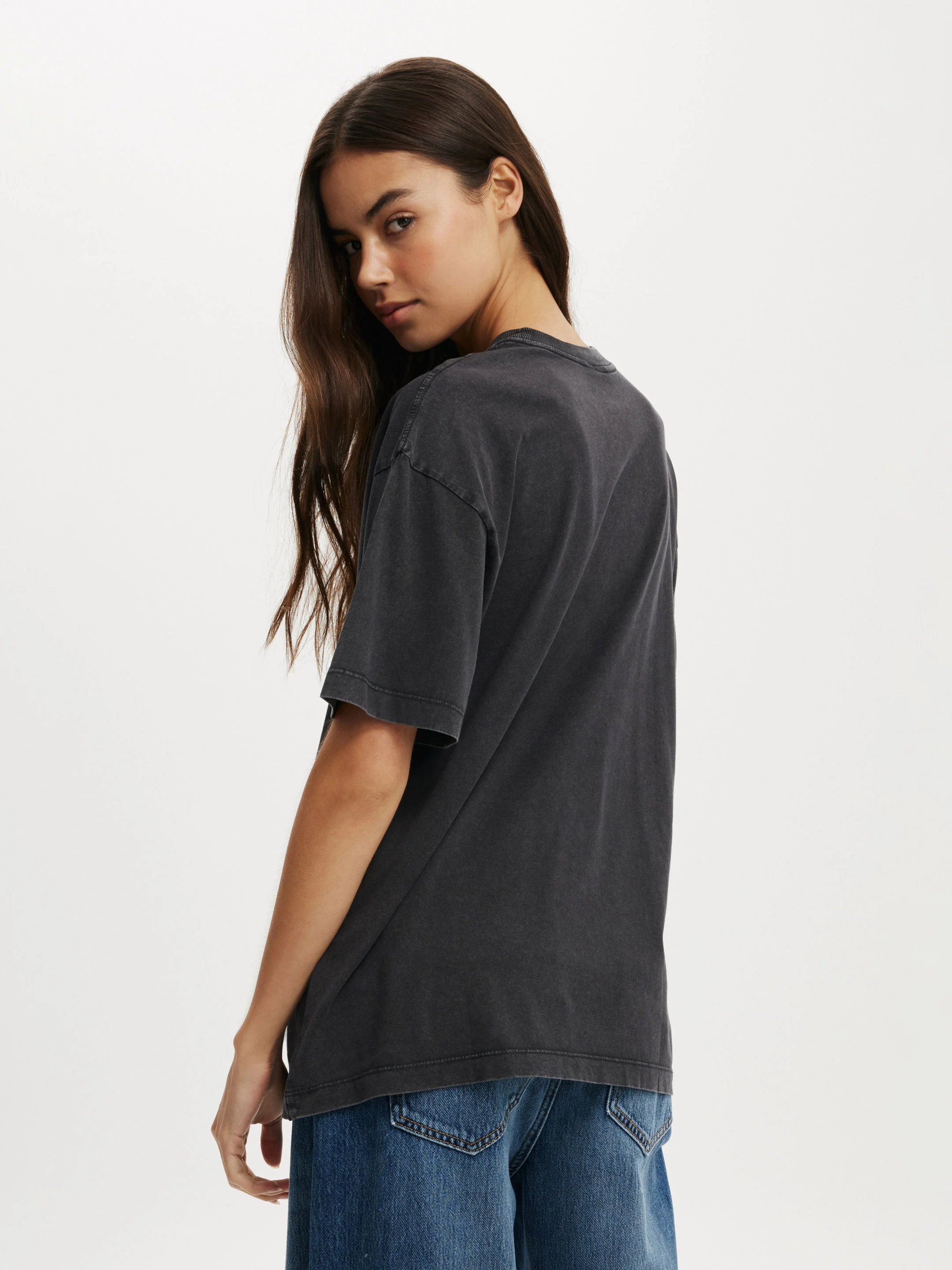 COTTON ON Áo Thun Có Họa Tiết Nữ - The Lcn Music Boxy Graphic Tee