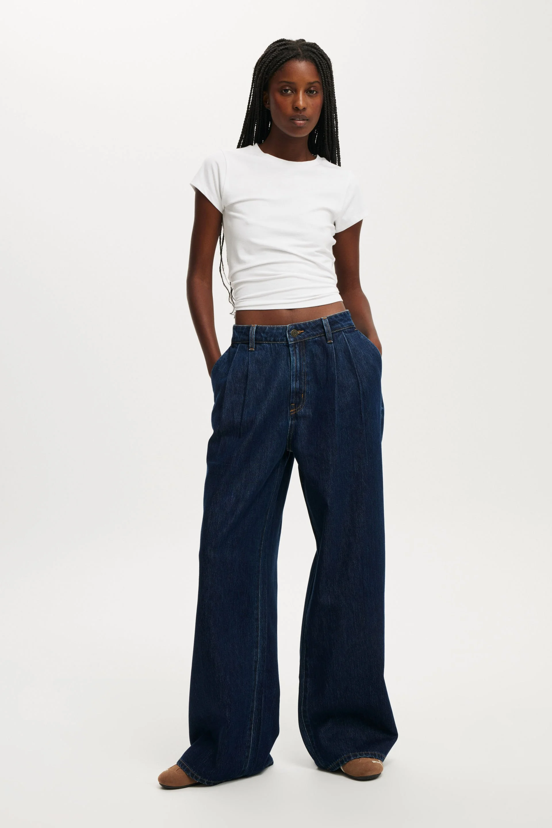 COTTON ON Quần Jeans Dài Nữ-Lyocell Trouser Jean