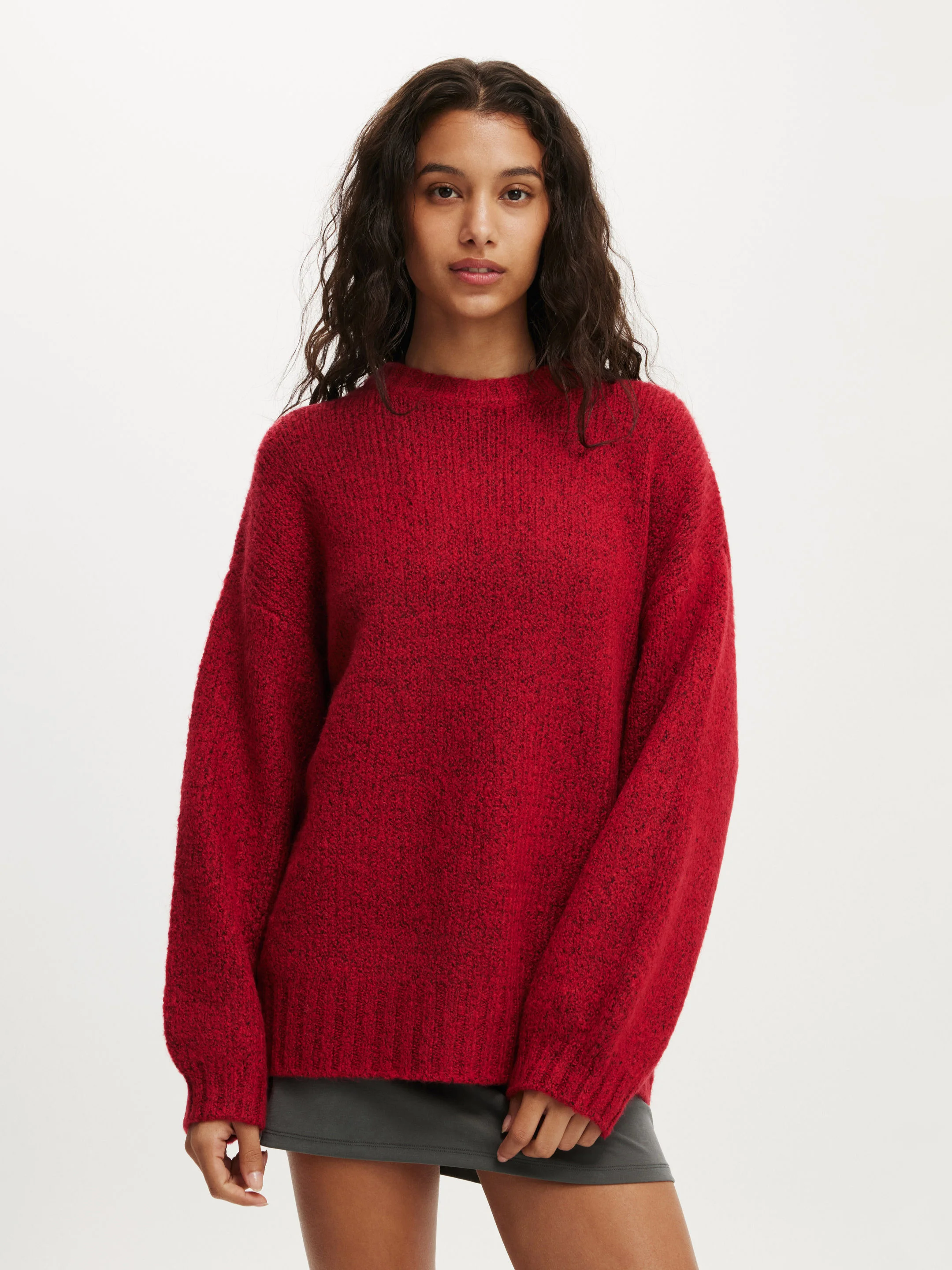 COTTON ON Áo Len Dài Tay Nữ - Luxe Crew Pullover