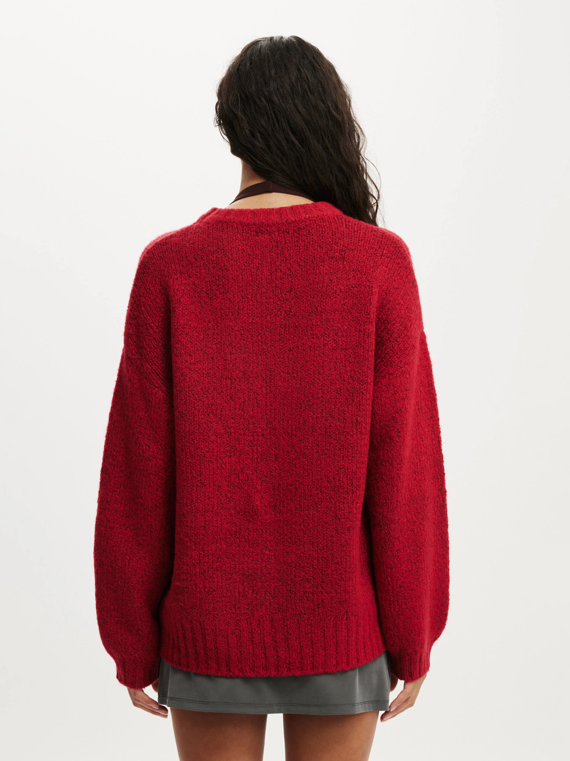COTTON ON Áo Len Dài Tay Nữ - Luxe Crew Pullover