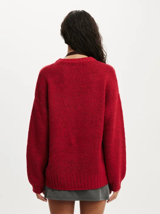 COTTON ON Áo Len Dài Tay Nữ - Luxe Crew Pullover
