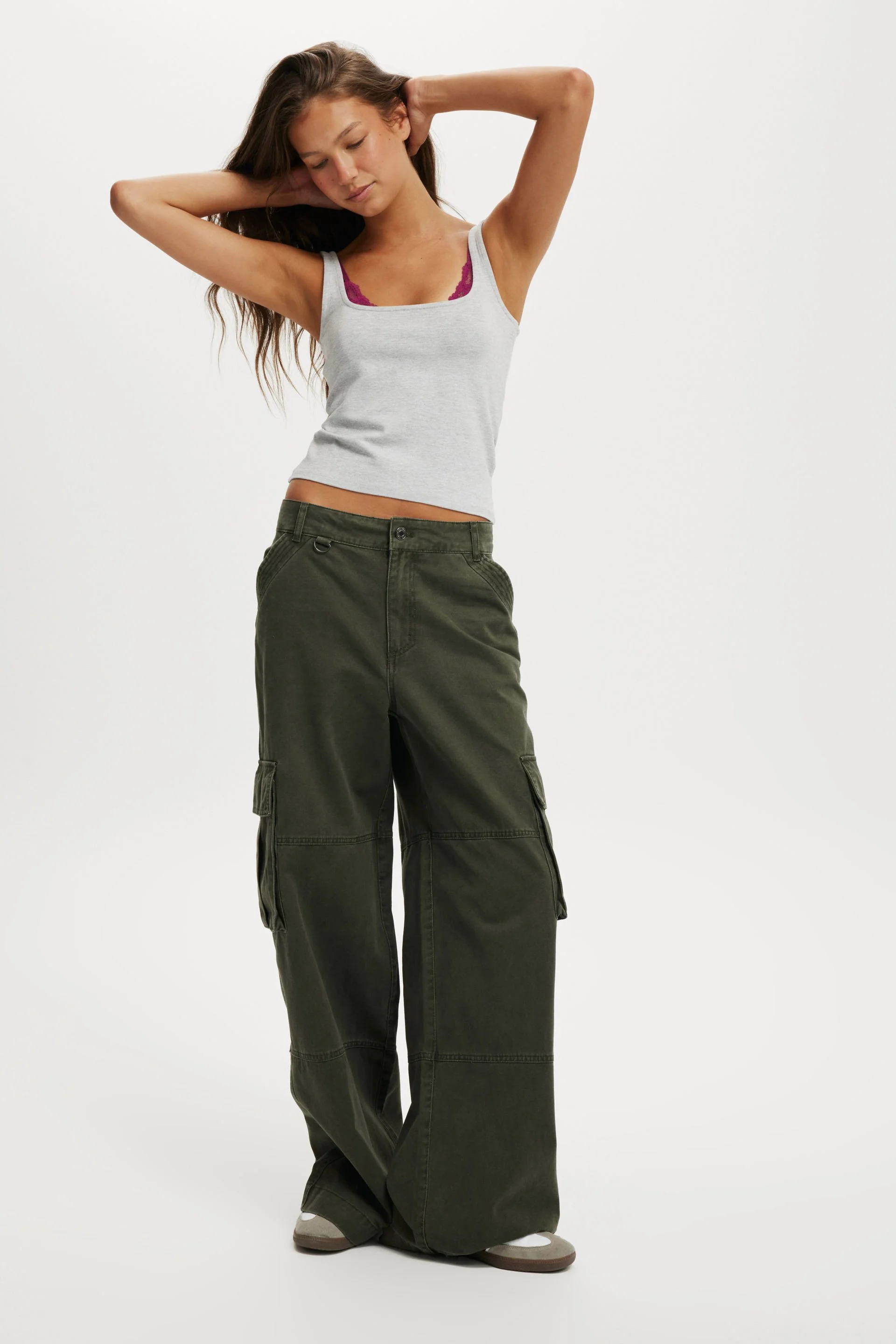 COTTON ON Quần Khaki Dài Nữ-Benny Cargo Pant