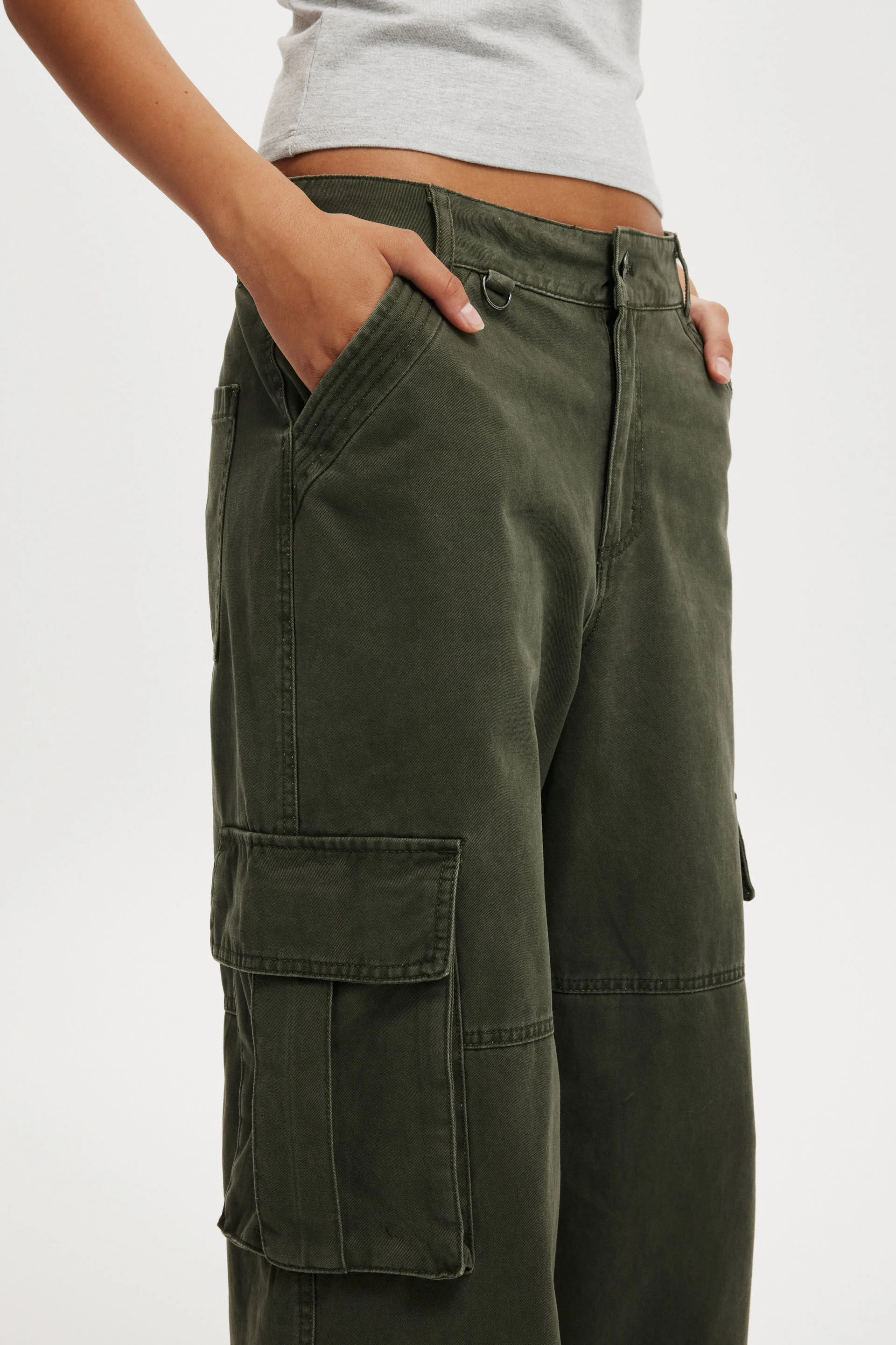 COTTON ON Quần Khaki Dài Nữ-Benny Cargo Pant