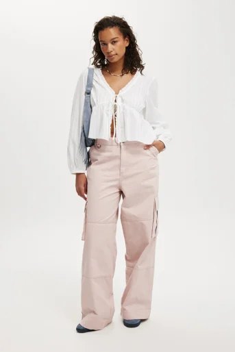 COTTON ON Quần Khaki Dài Nữ-Benny Cargo Pant