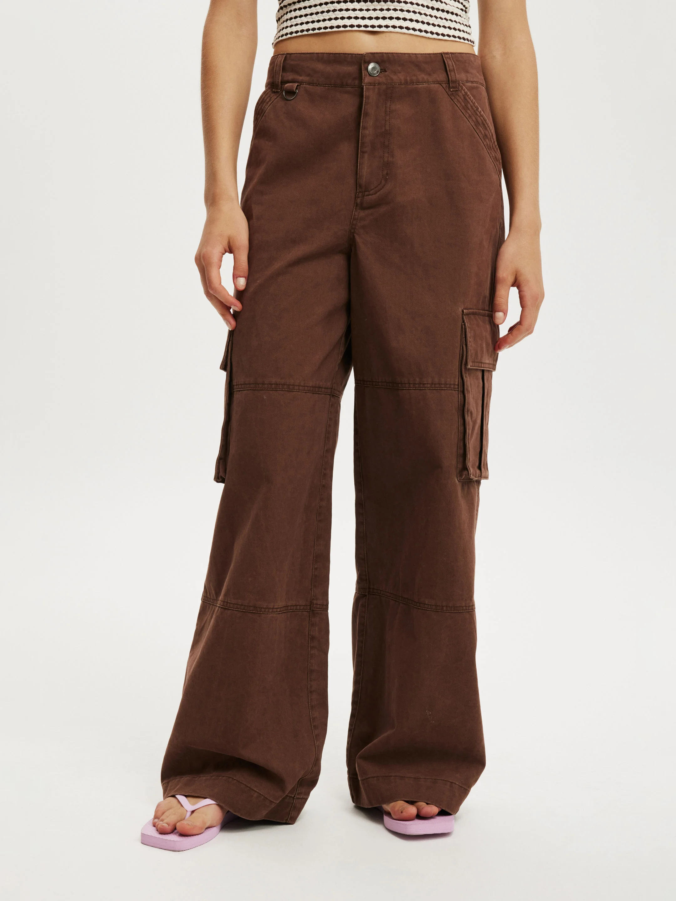 COTTON ON Quần Khaki Dài Nữ-Benny Cargo Pant