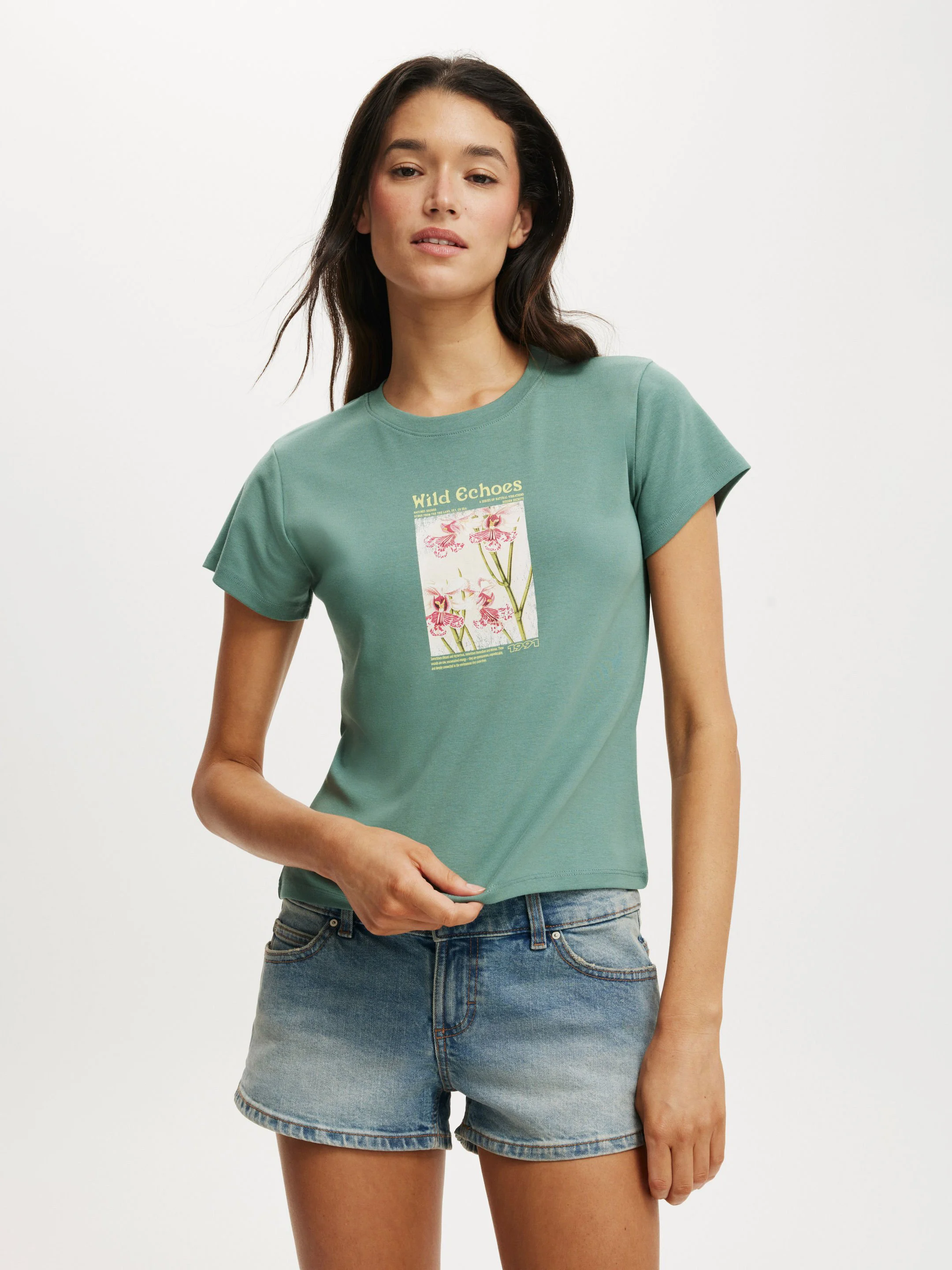 COTTON ON Áo Thun Có Họa Tiết Nữ-Baby Graphic Tee