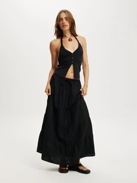 COTTON ON Váy Maxi Nữ - Haven Multi Tiered Maxi Skirt