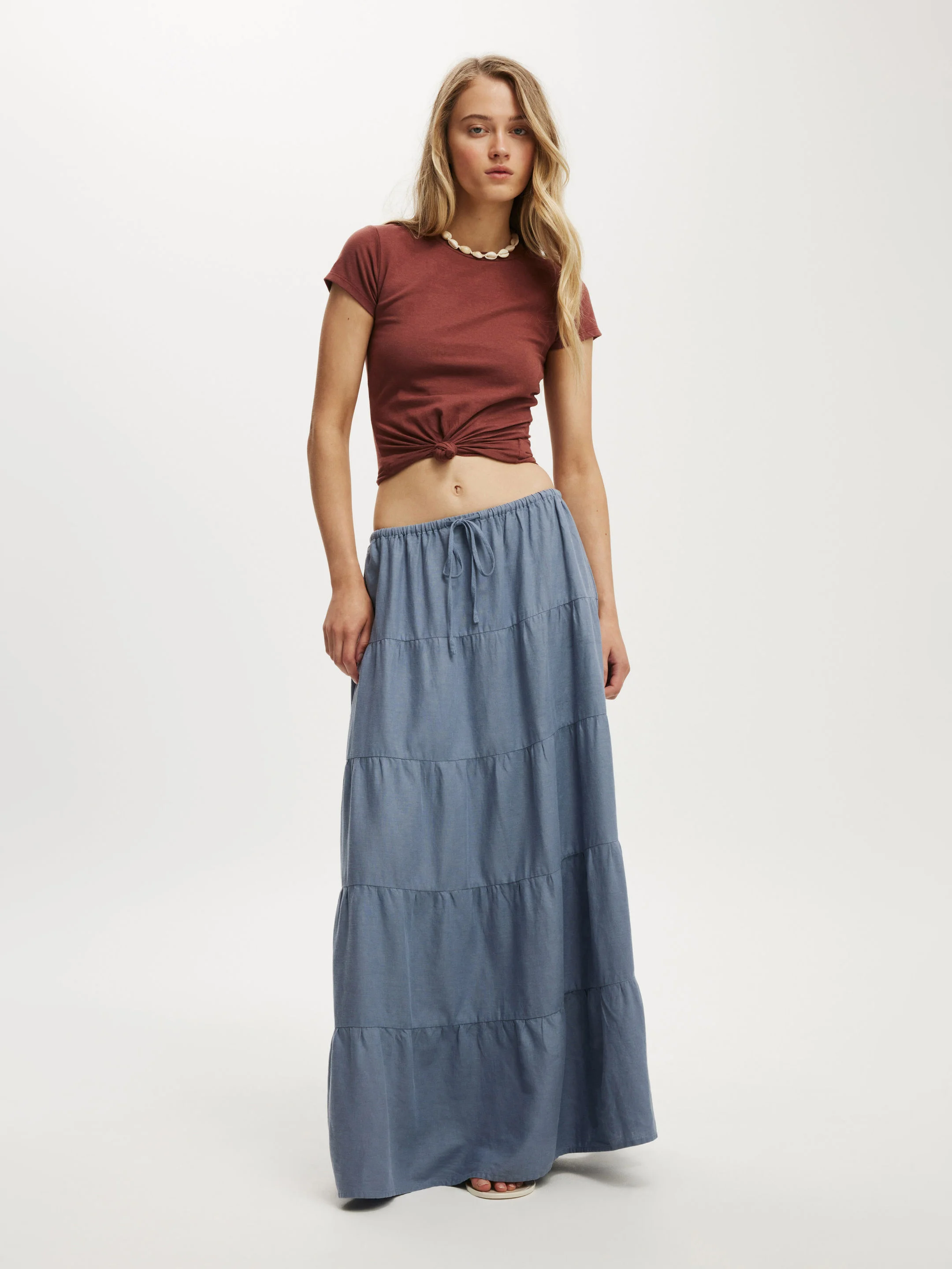 COTTON ON Váy Maxi Nữ-Haven Multi Tiered Maxi Skirt