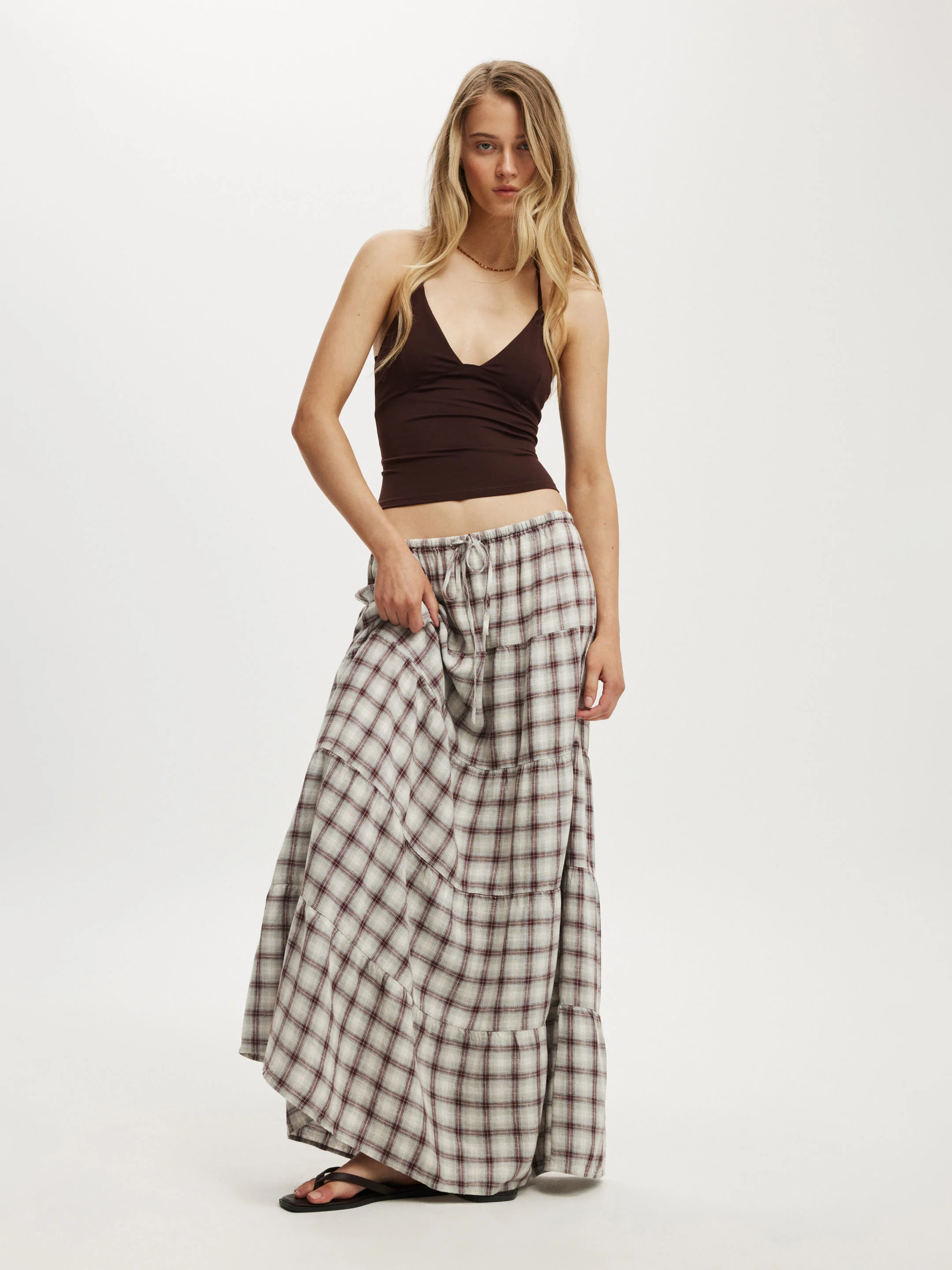 COTTON ON Váy Maxi Nữ-Haven Multi Tiered Maxi Skirt