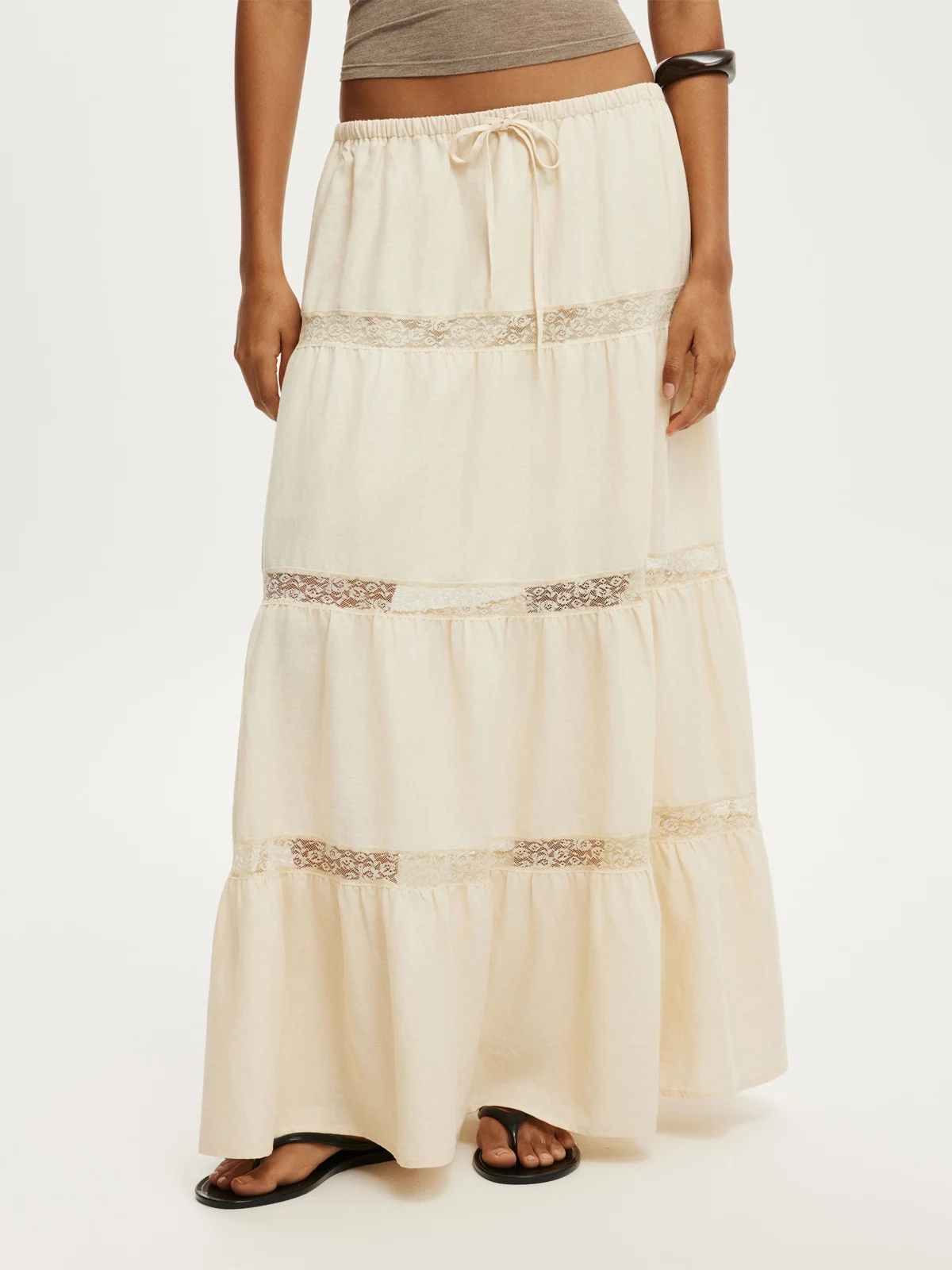 COTTON ON Váy Maxi Nữ - Haven Multi Tiered Maxi Skirt