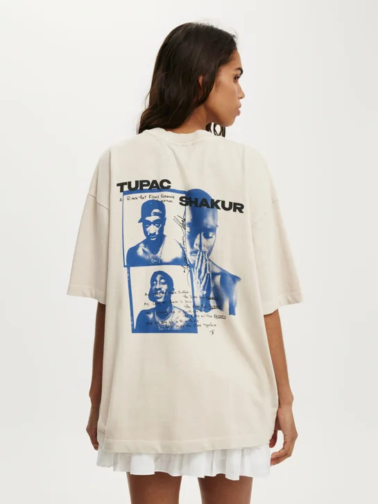 COTTON ON Áo Thun Có Họa Tiết Nữ-The Lcn Music Premium Boxy Graphic Tee