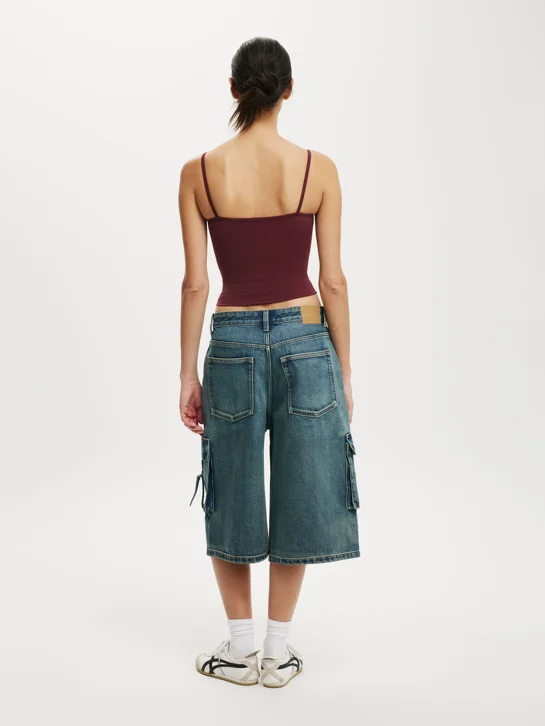 COTTON ON Quần Jeans Ngắn Nữ-91 Baggy Denim Jort