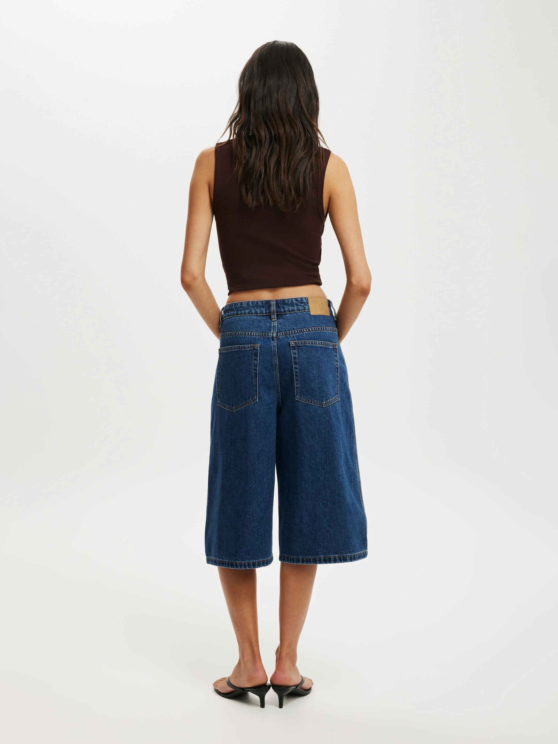 COTTON ON Quần Jeans Ngắn Nữ-91 Baggy Denim Jort