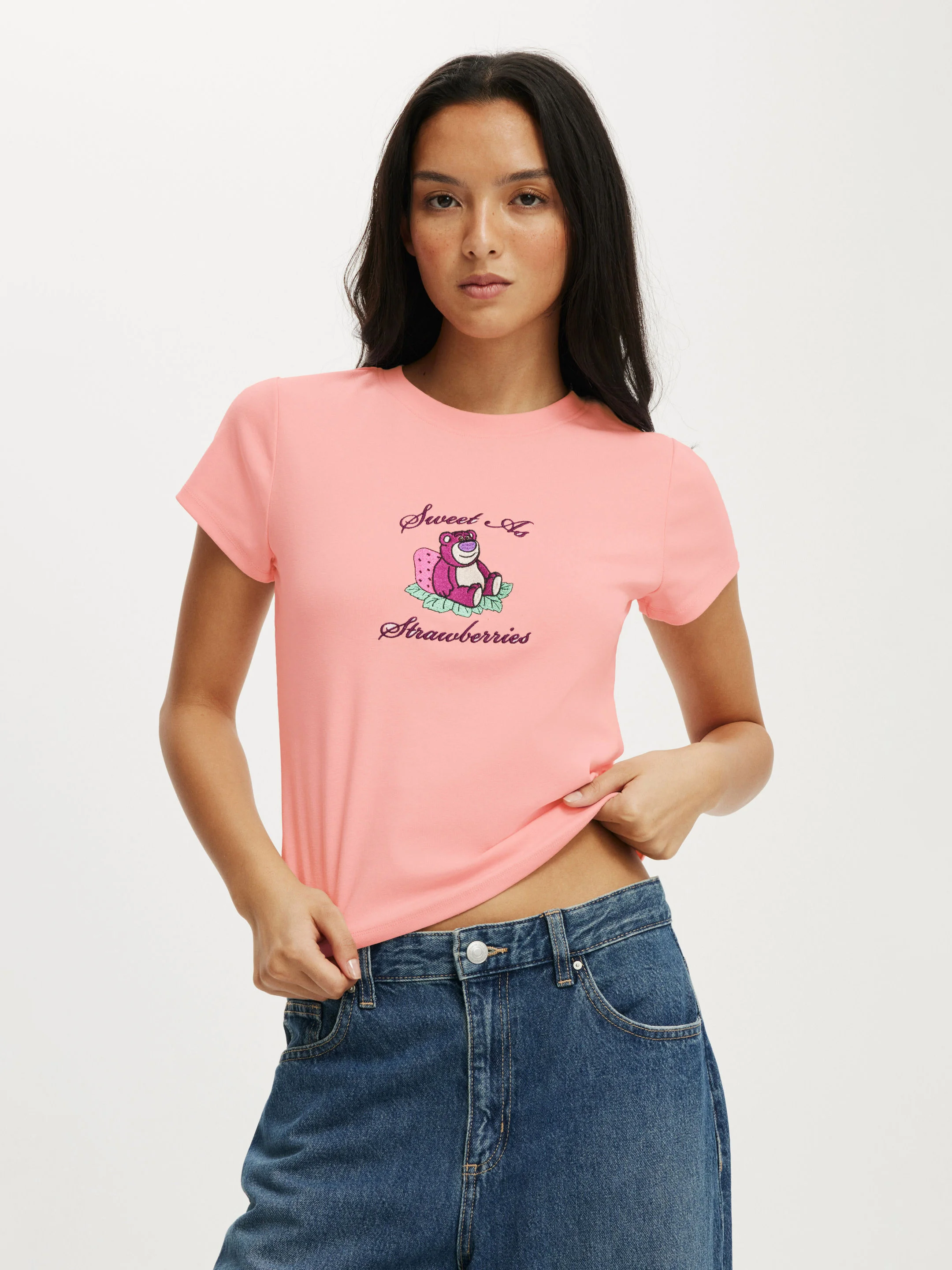 COTTON ON Áo Thun Có Họa Tiết Nữ-Lcn Baby Graphic Tee