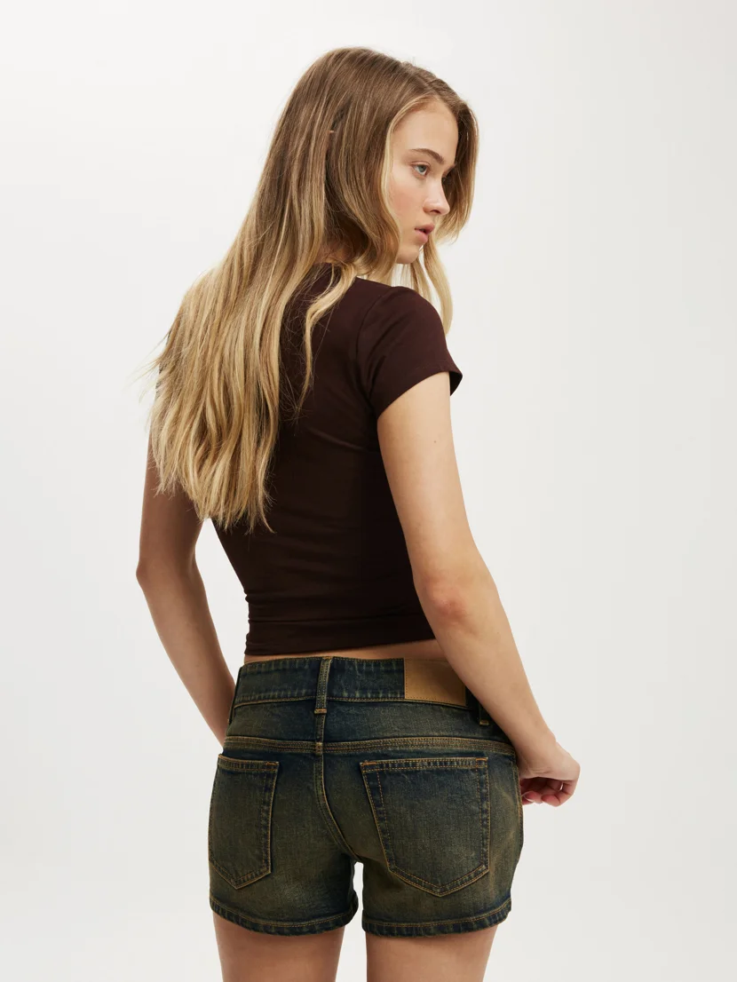 COTTON ON Quần Jeans Ngắn Nữ-Micro Low Denim Short