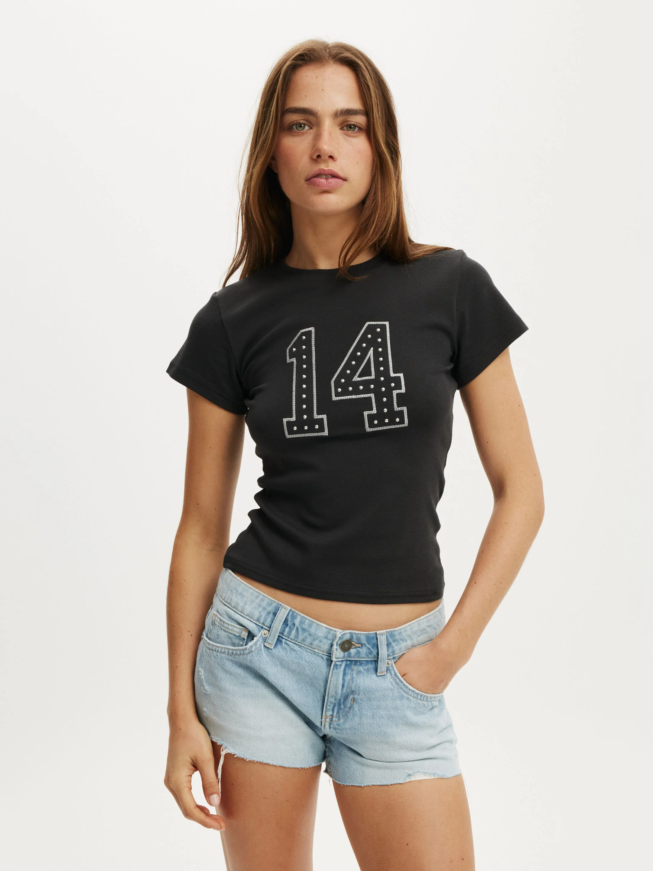 COTTON ON Quần Jeans Ngắn Nữ - Micro Low Denim Short