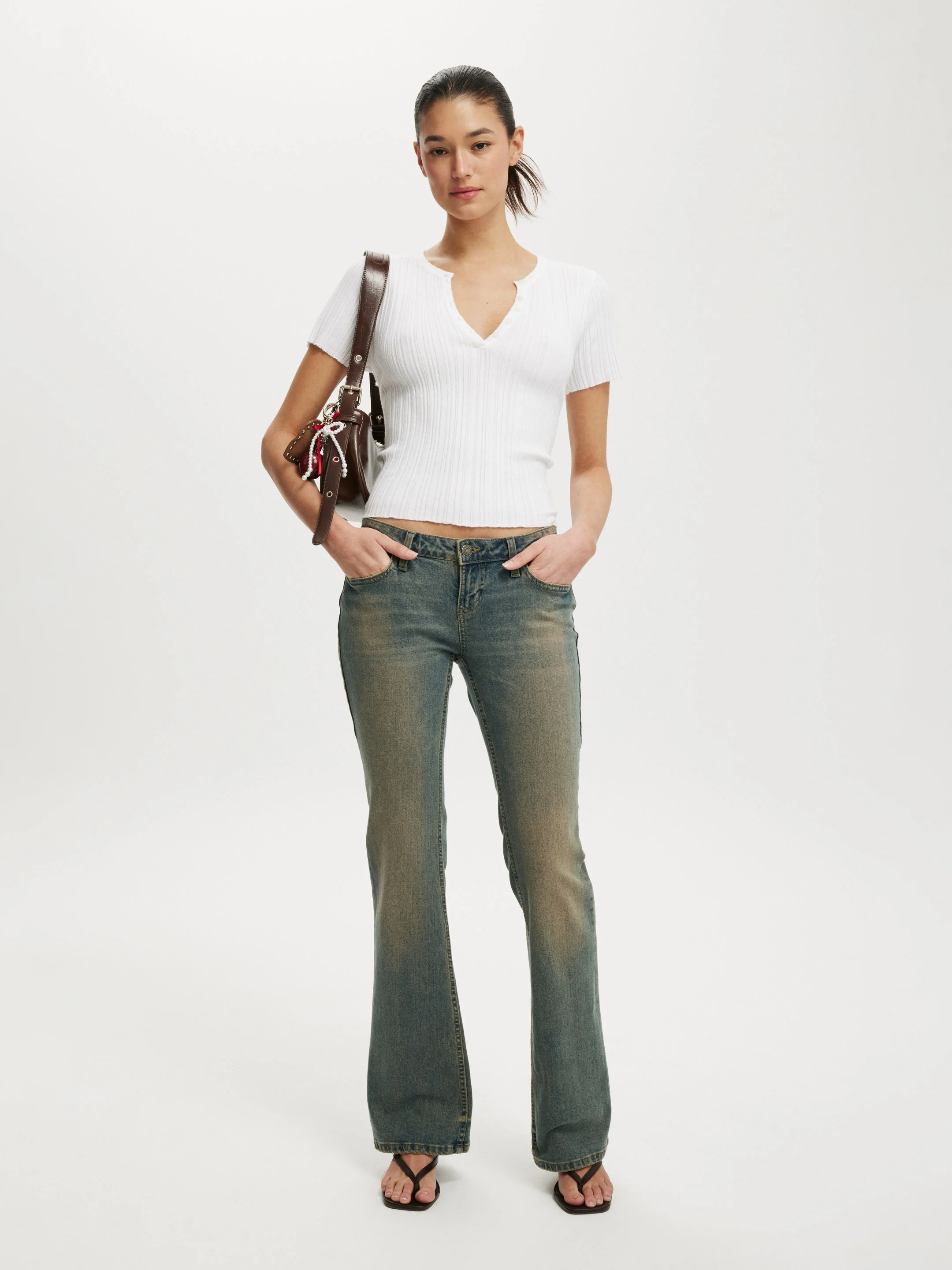 COTTON ON Quần Jeans Dài Nữ-Low Rise Bootcut Jean