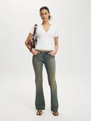 COTTON ON Quần Jeans Dài Nữ-Low Rise Bootcut Jean