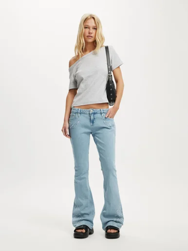 COTTON ON Quần Jeans Dài Nữ-Low Rise Bootcut Jean
