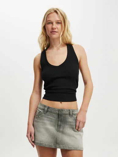 COTTON ON Váy Jean Nữ-Micro Low Denim Skirt