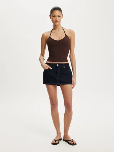 COTTON ON Váy Jean Nữ-Micro Low Denim Skirt