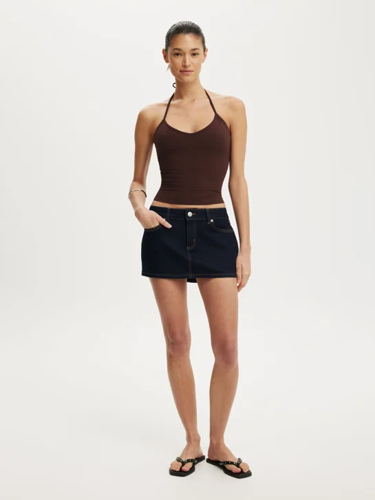 COTTON ON Váy Jean Nữ-Micro Low Denim Skirt