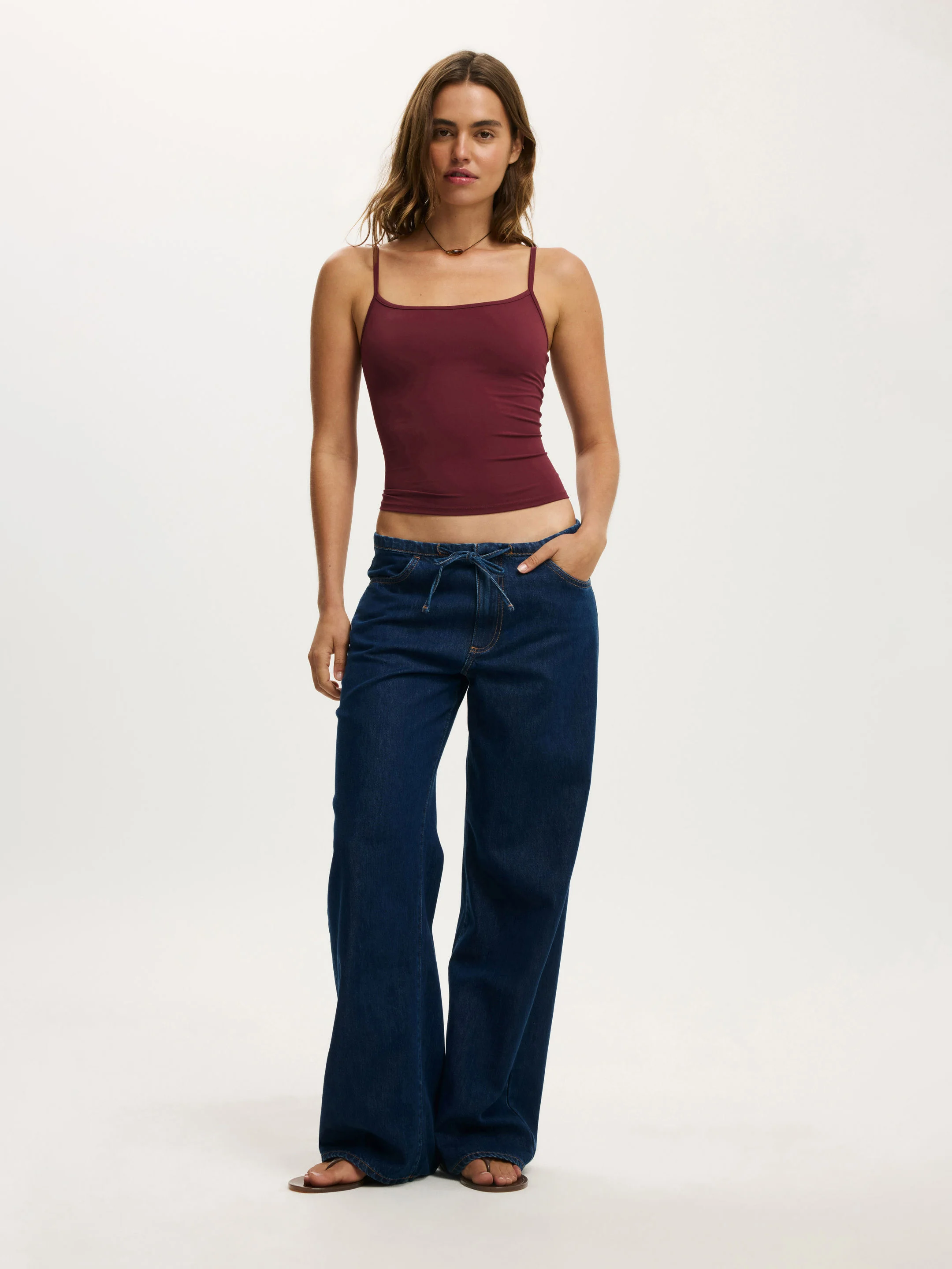 COTTON ON Quần Jeans Dài Nữ-Lyocell Wide Pant