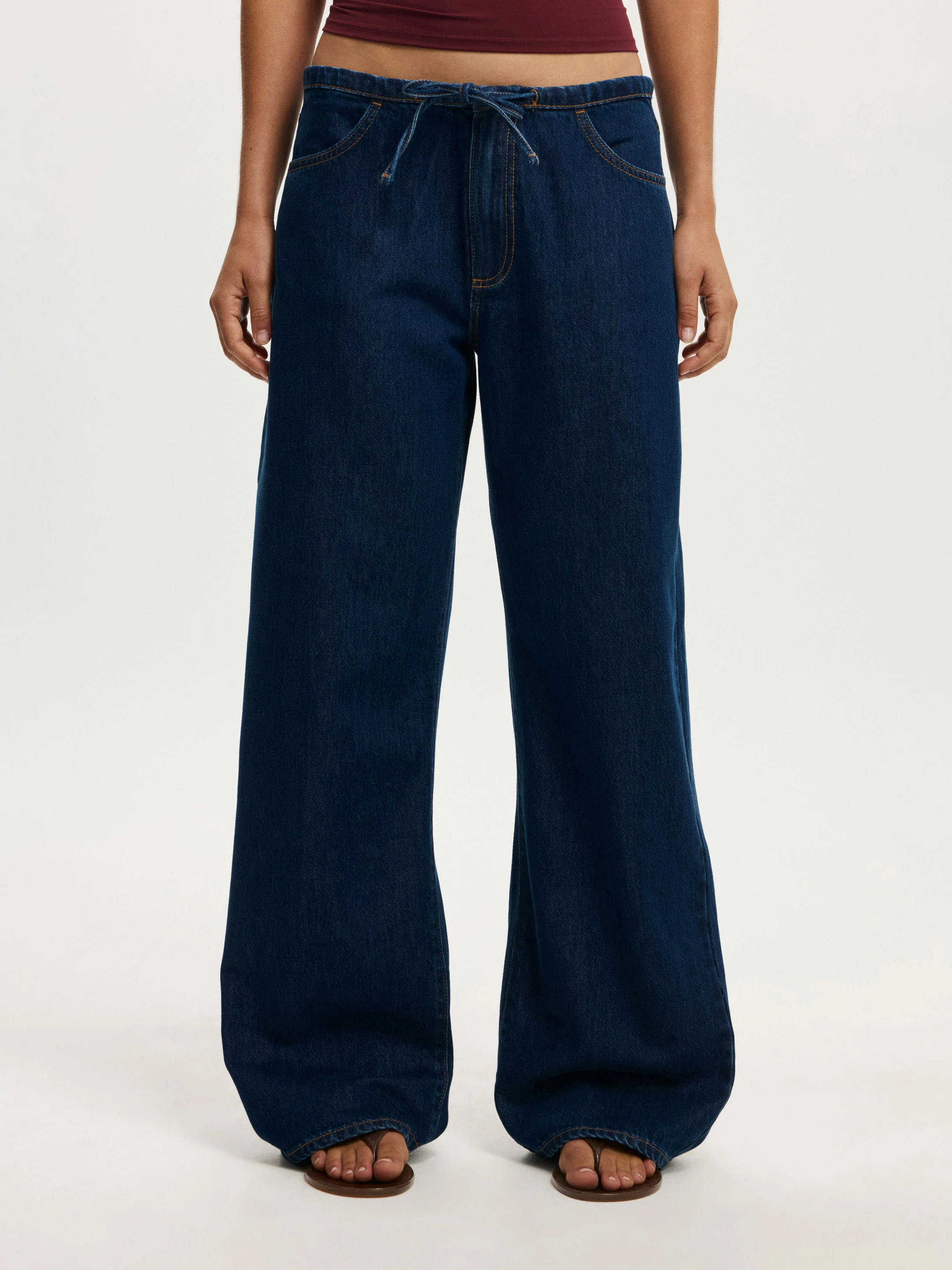 COTTON ON Quần Jeans Dài Nữ-Lyocell Wide Pant