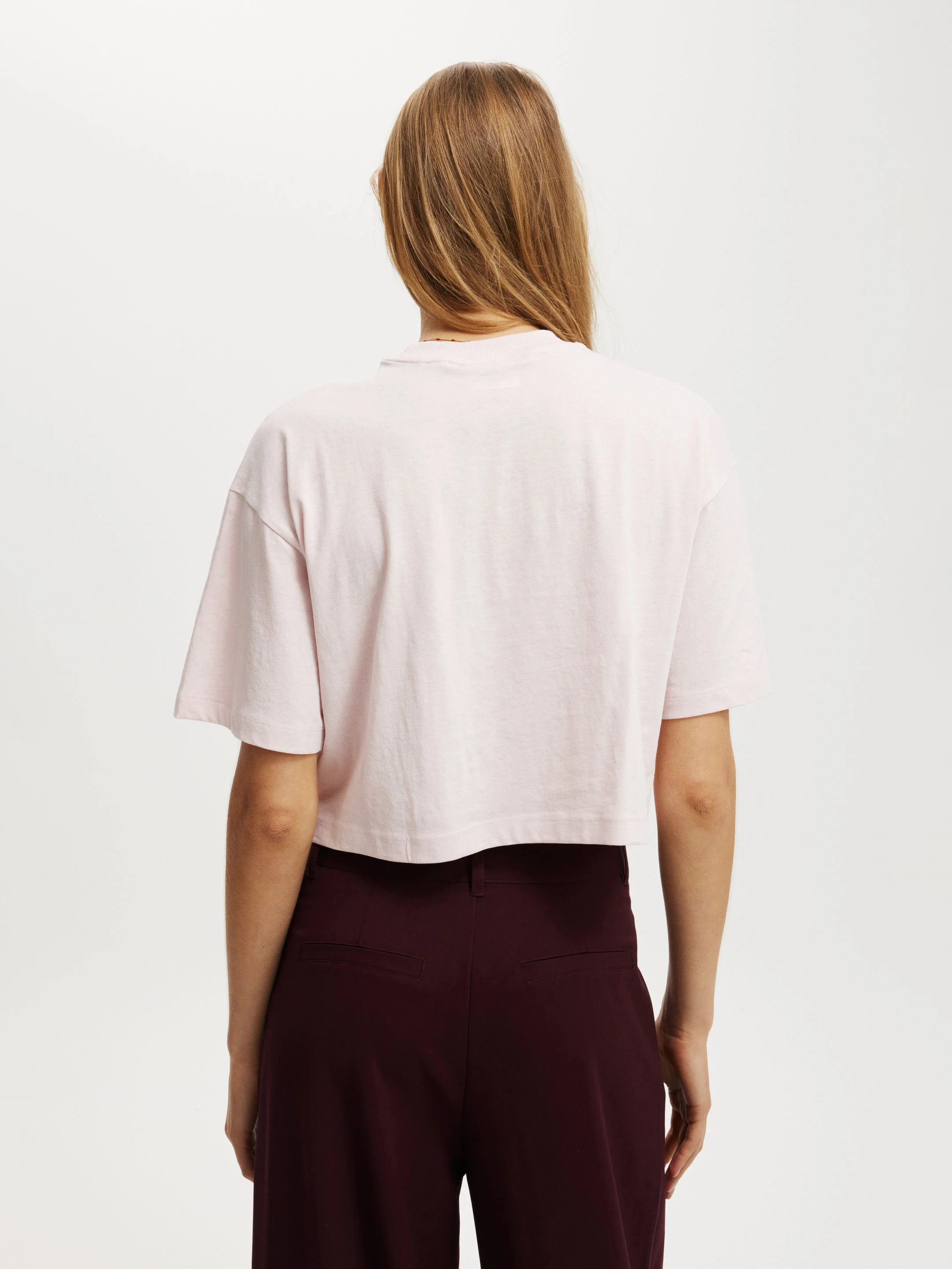 COTTON ON Áo Thun Có Họa Tiết Nữ-Lcn Cropped Boxy Graphic Tee