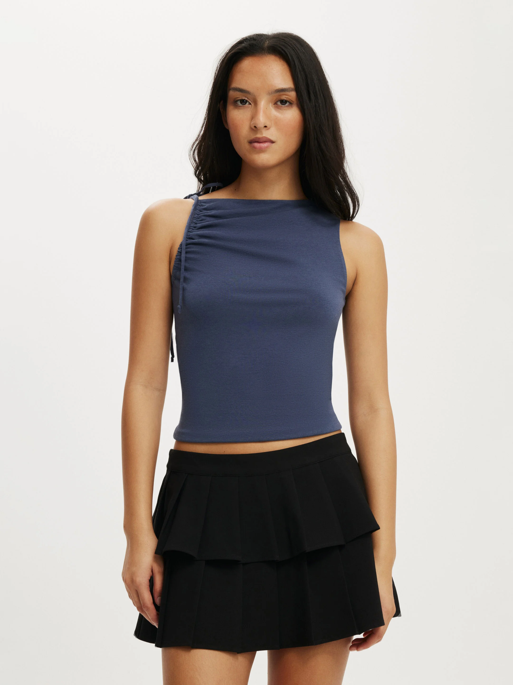 COTTON ON Váy Mini Nữ-Double Pleated Mini Skirt