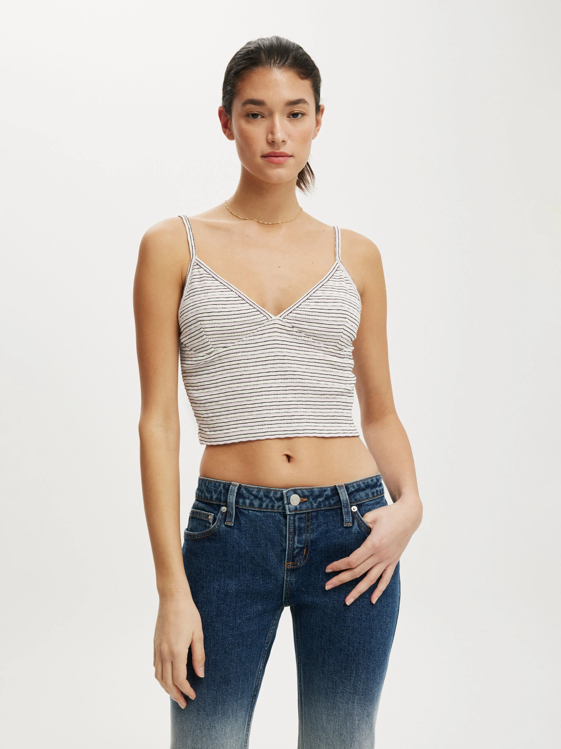 COTTON ON Áo Kiểu Hai Dây Nữ-Hailey V Neck Cami