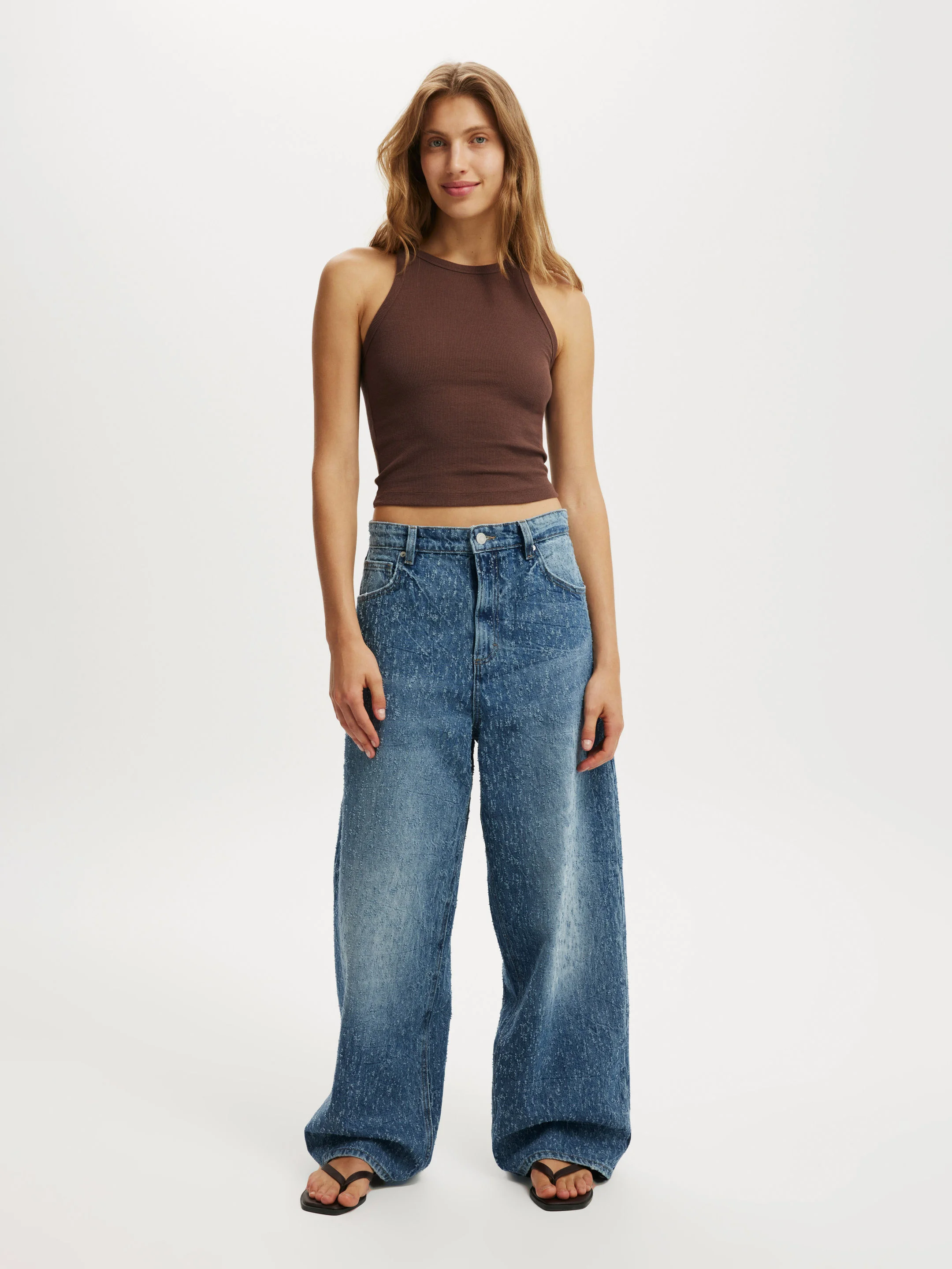 COTTON ON Quần Jeans Dài Nữ-Low Super Baggy Jean