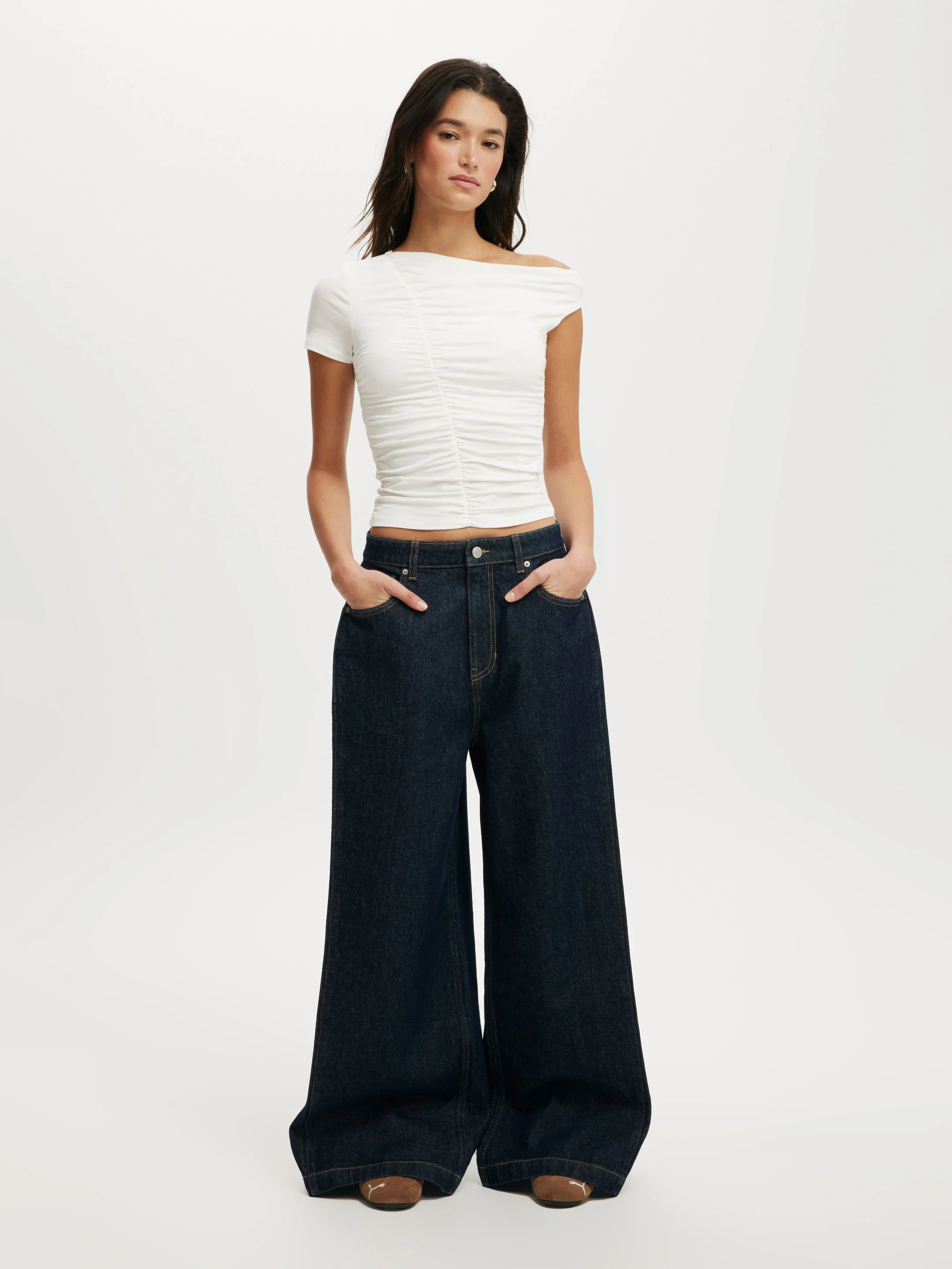 COTTON ON Quần Jeans Dài Nữ-91 Wide Jean