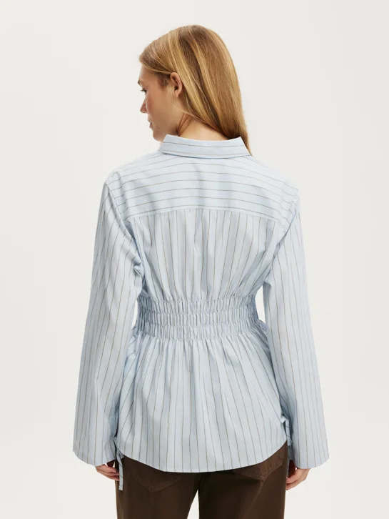 COTTON ON Áo Sơ Mi Dài Tay Nữ - Gathered Long Sleeve Shirt