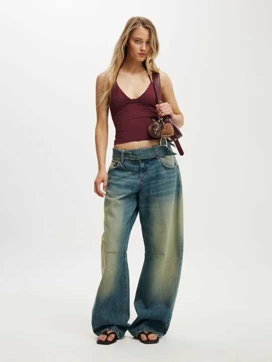 COTTON ON Quần Jean Dài Nữ-Low Barrel Jean