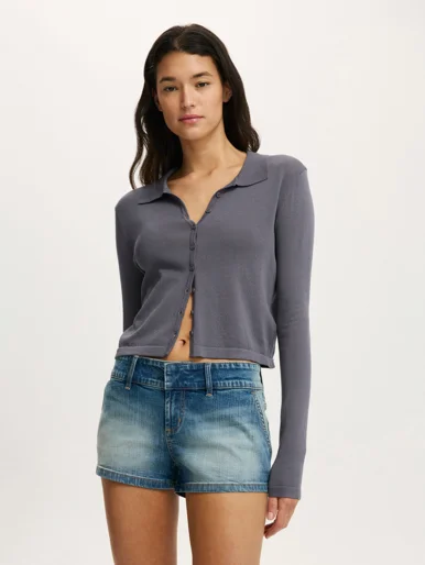COTTON ON Quần Thun Ngắn Nữ-Micro Low Tailored Short