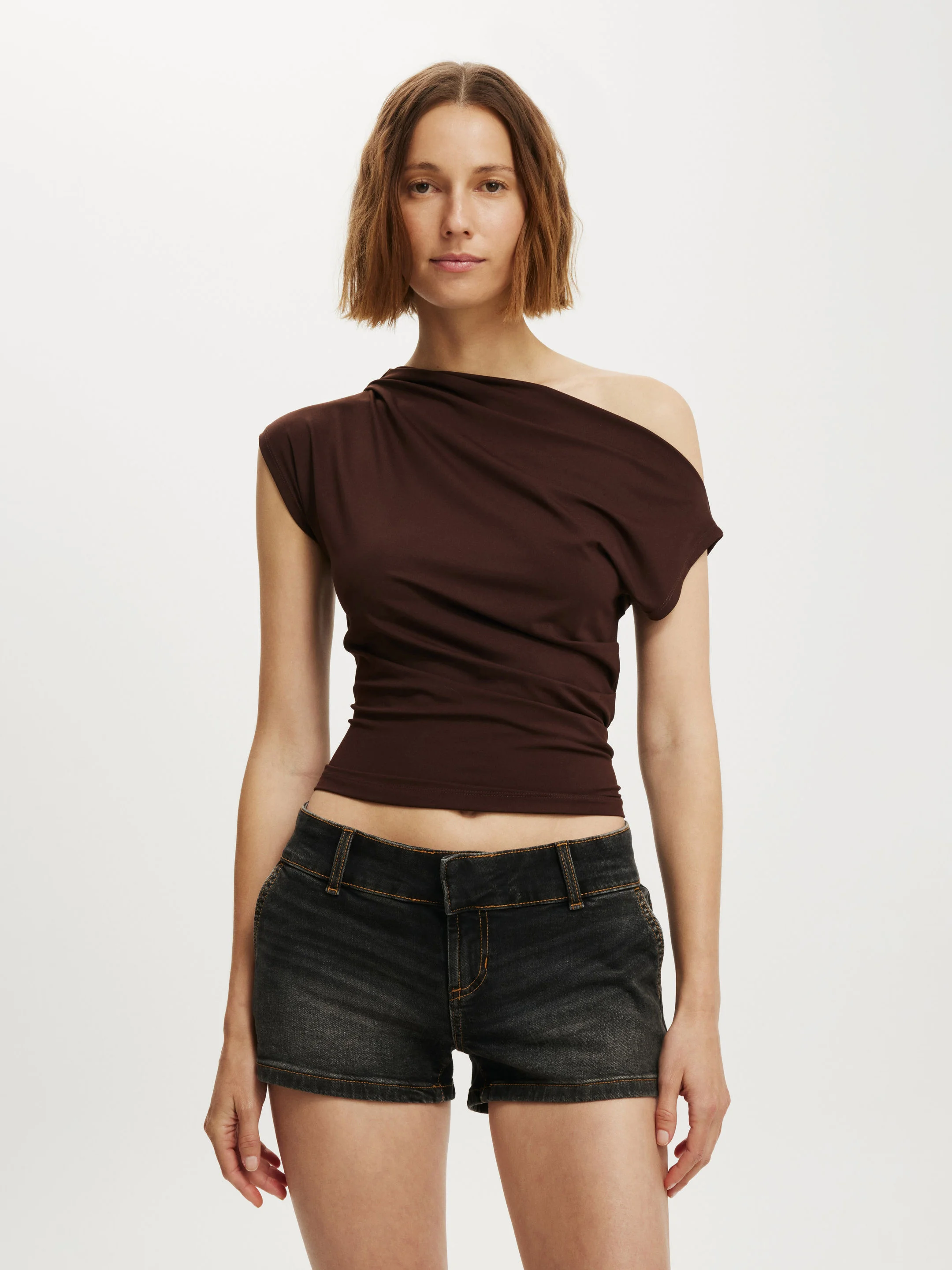 COTTON ON Quần Thun Ngắn Nữ-Micro Low Tailored Short