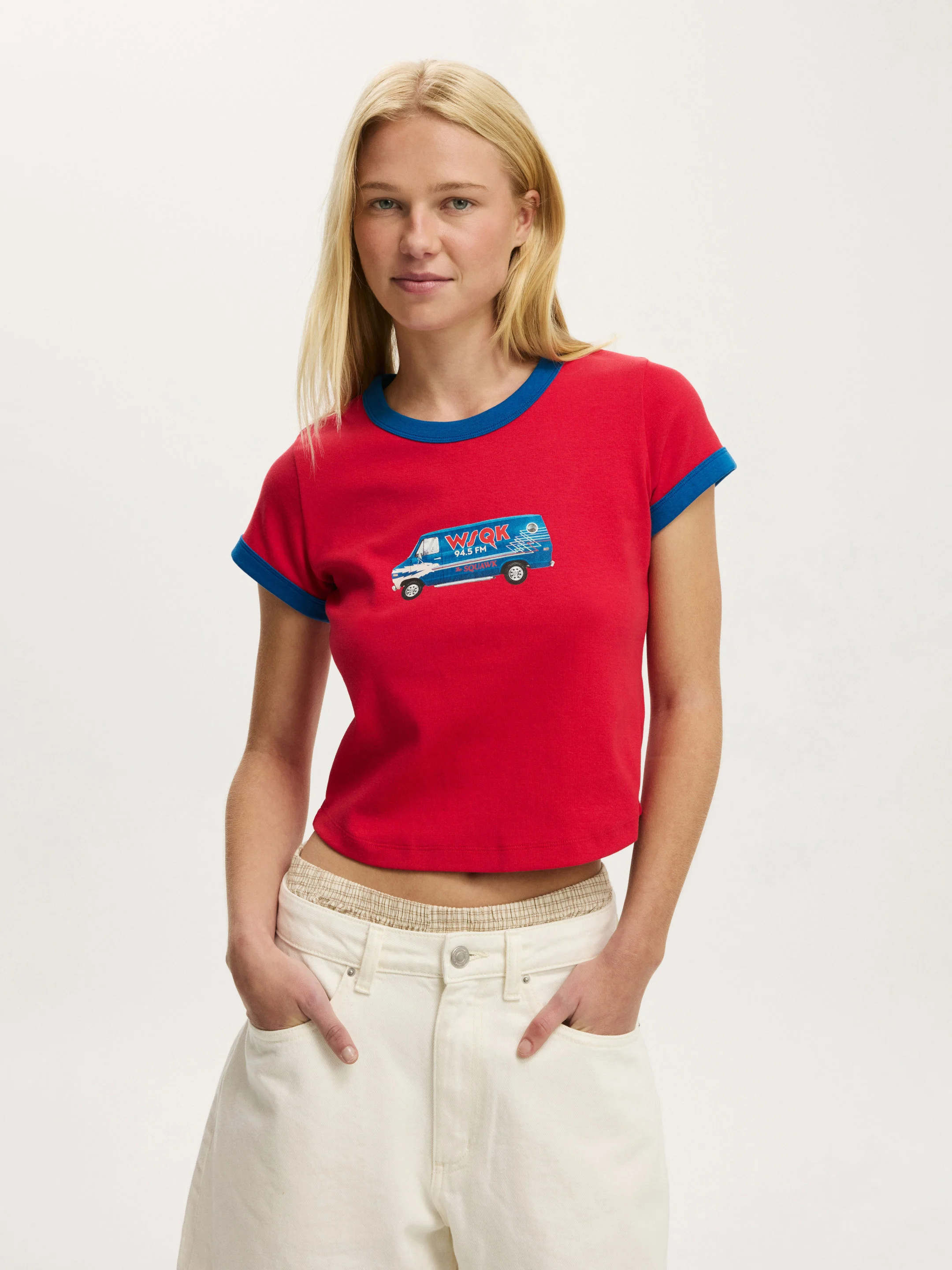 COTTON ON Áo Thun Có Họa Tiết Nữ-Lcn Retro Baby Graphic Tee